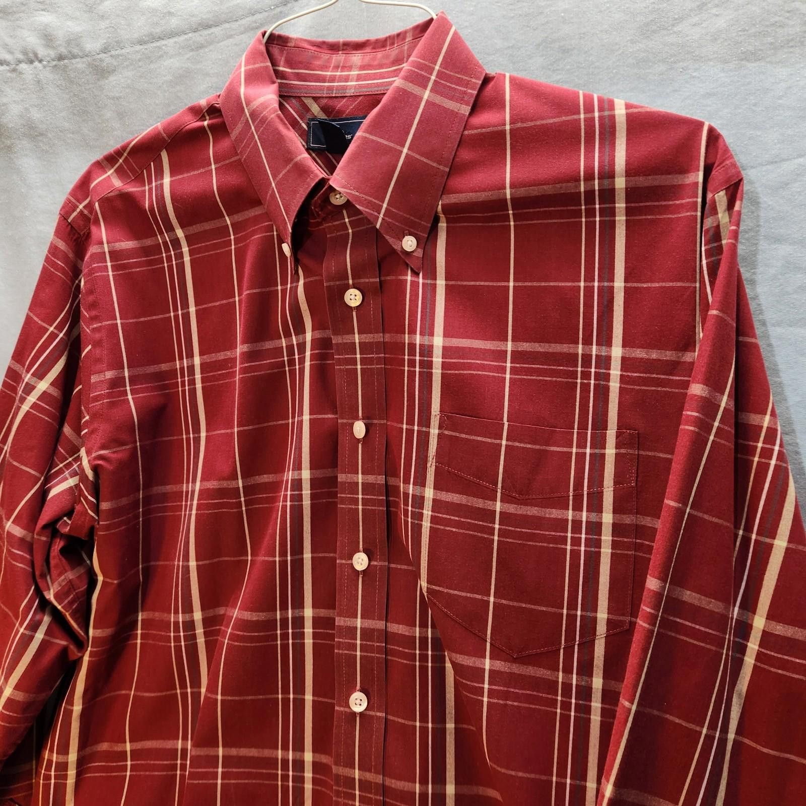 Dockers Dockers Long Sleeve Button Down Shirt Plaid Mens Size Large Size US L / EU 52-54 / 3 - 2 Thumbnail