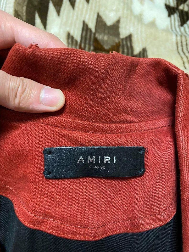 Amiri Amiri Classic 16OG Motorcycle Damage Patch Jacket-2506 Size US XL / EU 56 / 4 - 3 Thumbnail