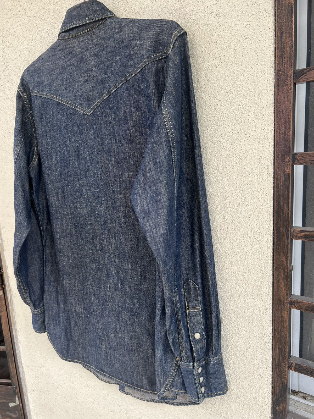 Levi's Vintage 1998 Levi’s Mud Denim Western Shirt Slant Pocket Size US L / EU 52-54 / 3 - 15 Thumbnail