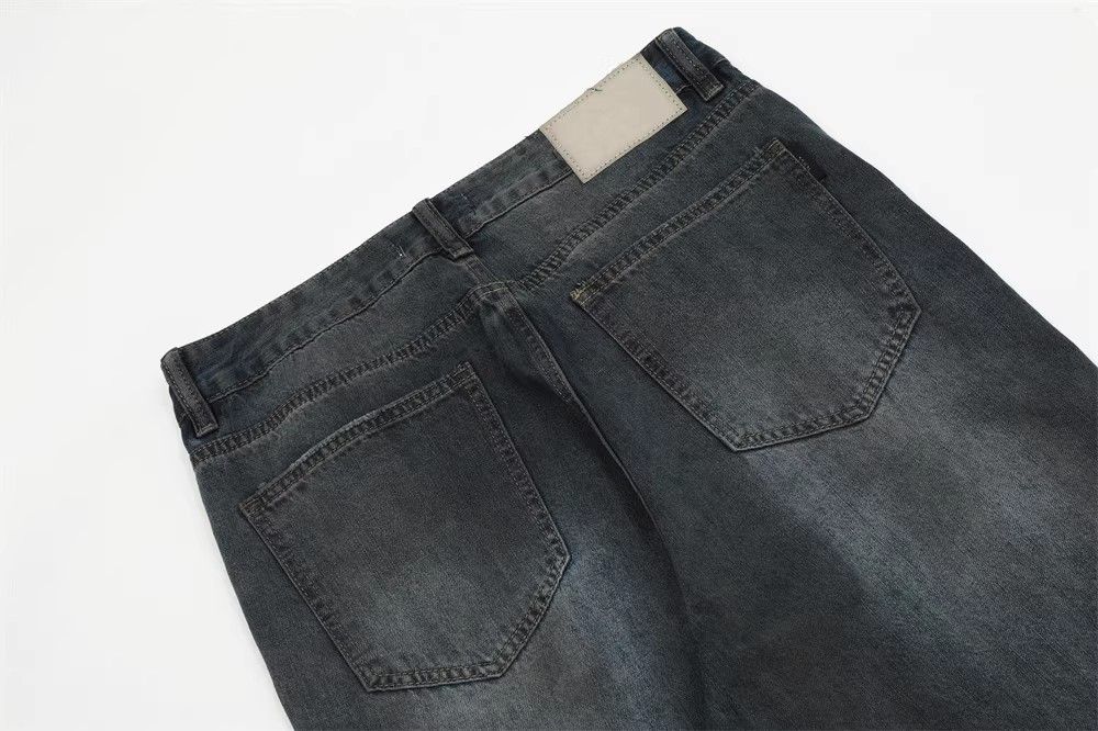 Japanese Brand × Vintage Men's punk loose wide-leg distressed flared jeans Size US 32 / EU 48 - 5 Thumbnail