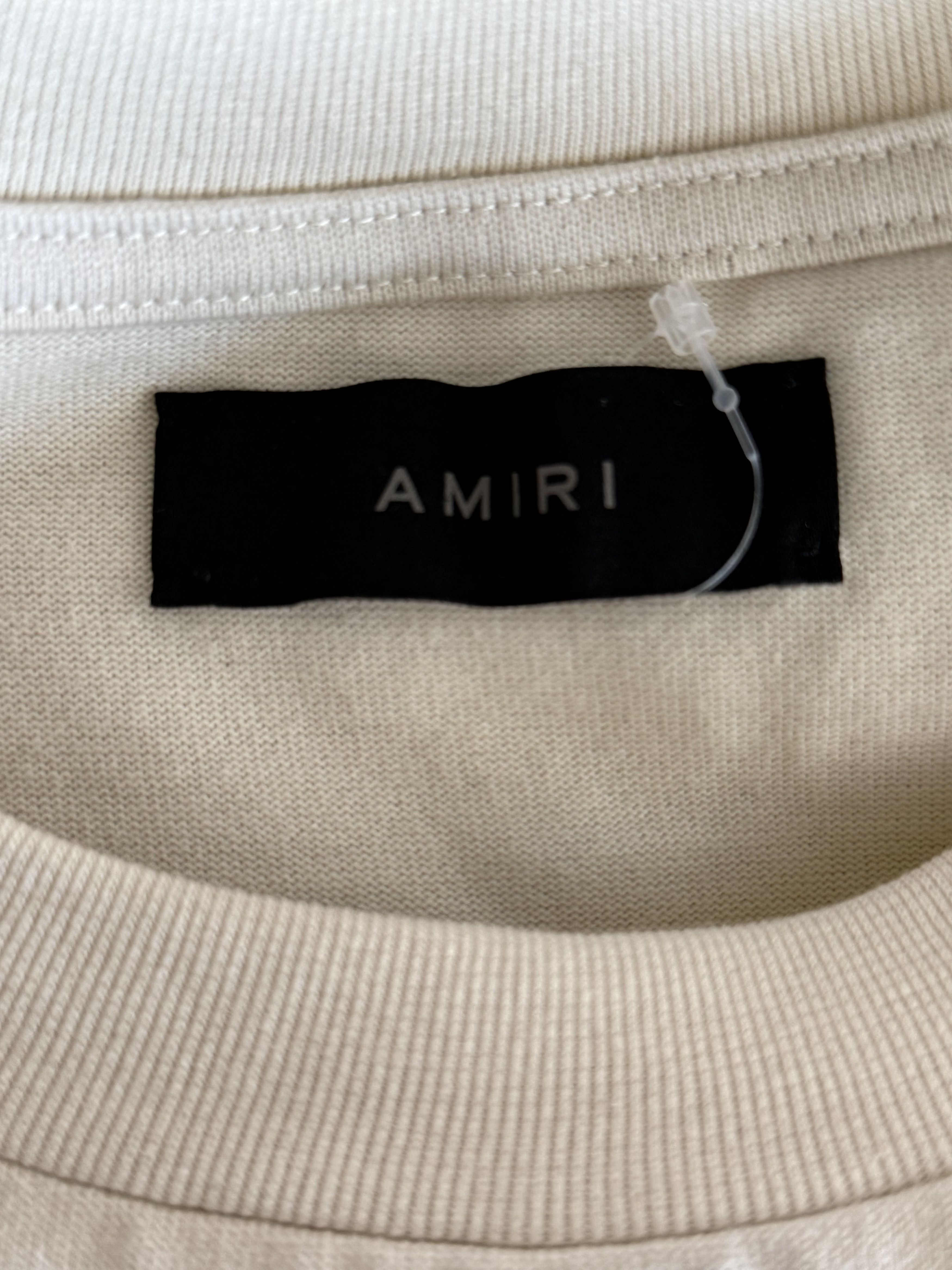 Amiri Amiri Beige & Black Resort Club Graphic T-Shirt Size US M / EU 48-50 / 2 - 3 Thumbnail