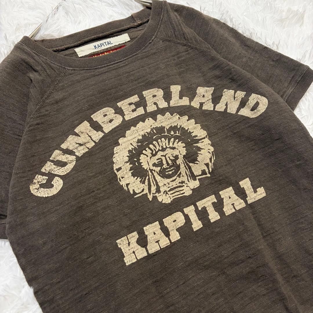 Kapital KAPITAL Logo T-Shirt Cotton 100 Short Sleeve Size US S / EU 44-46 / 1 - 4 Thumbnail