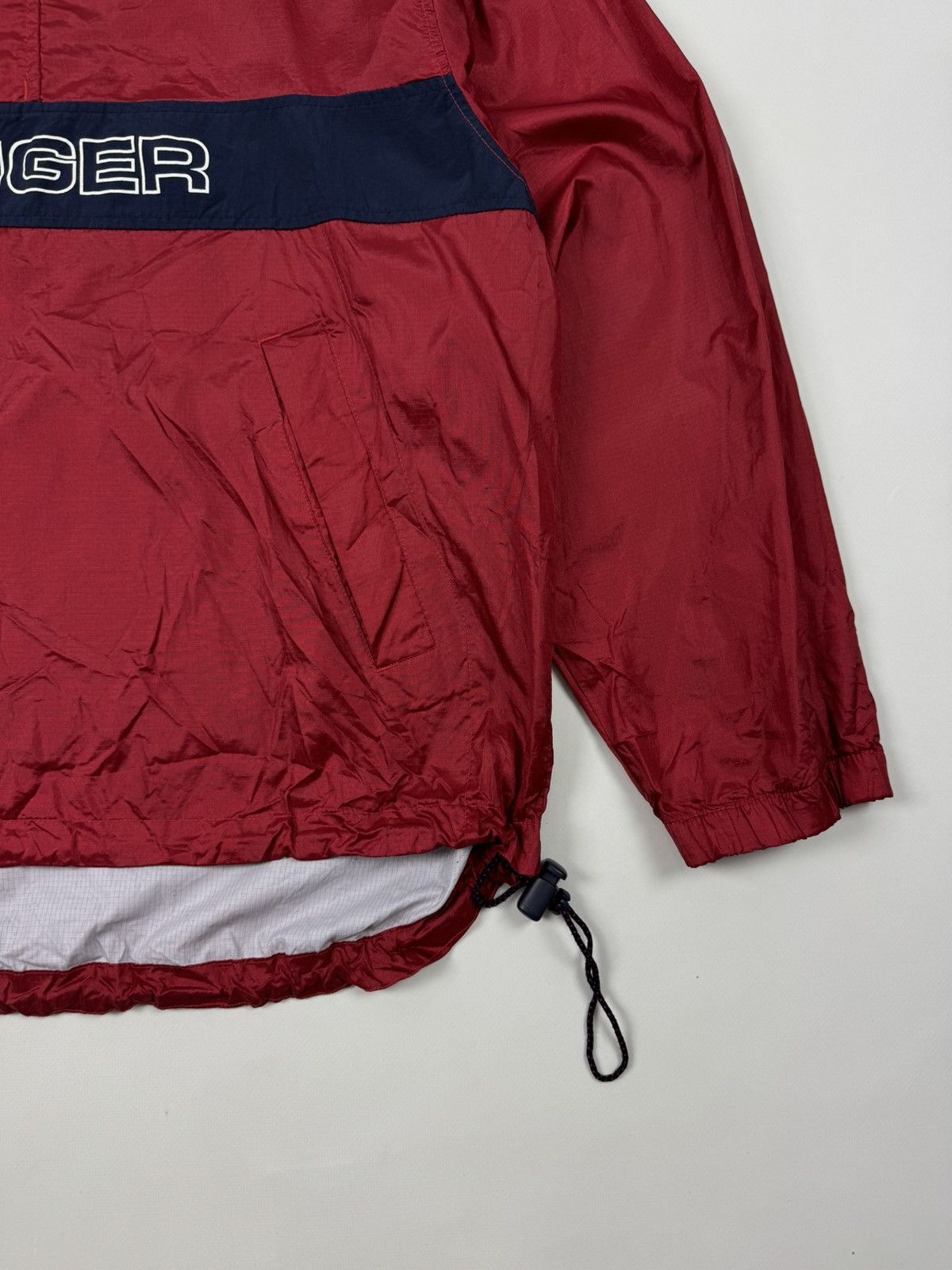 Tommy Hilfiger Vintage Tommy Hilfiger Red Anorak Jacket Size US XL / EU 56 / 4 - 5 Thumbnail