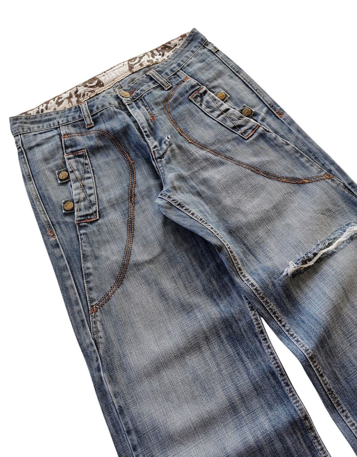 Jean Leopard Baggy Jeans Size US 34 / EU 50 - 7 Thumbnail