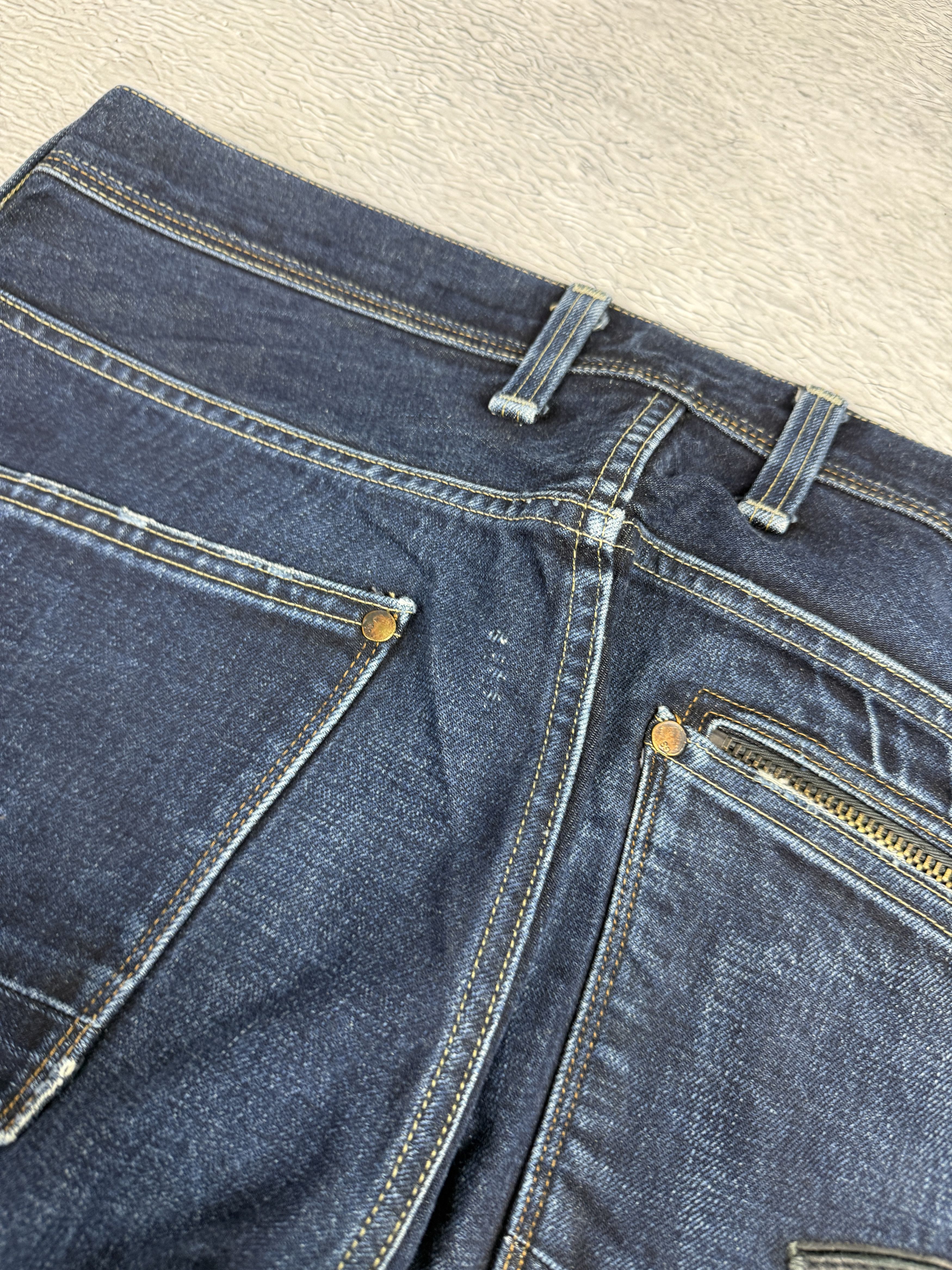 G-Star G-Star Raw Jeans Attacc Straight Zip Dark Blue Size US 38 / EU 54 - 10 Thumbnail