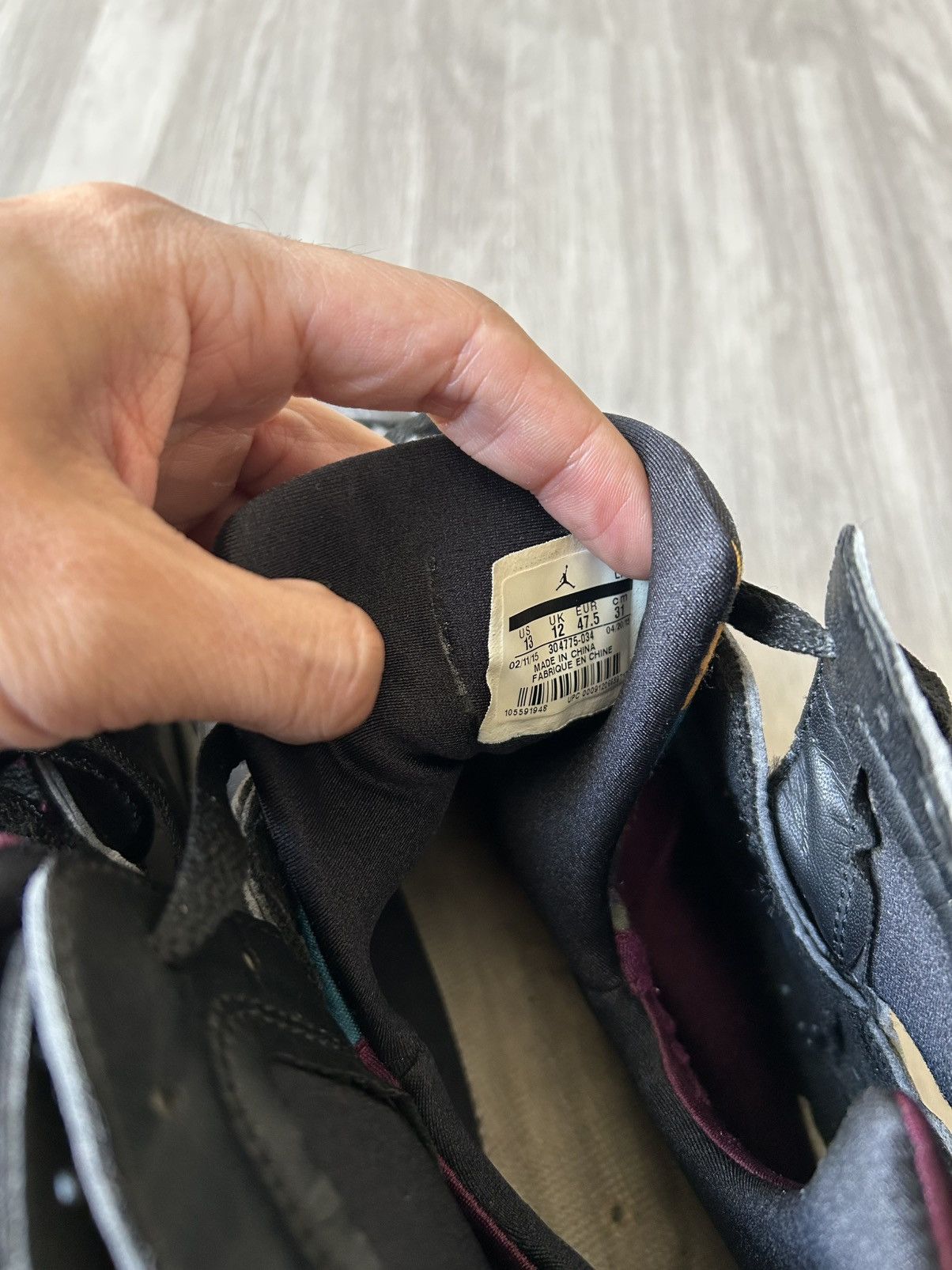 Jordan Brand Air Jordan Retro 7 Bordeaux 2015 Size 13 Size US 13 / EU 46 - 22 Thumbnail