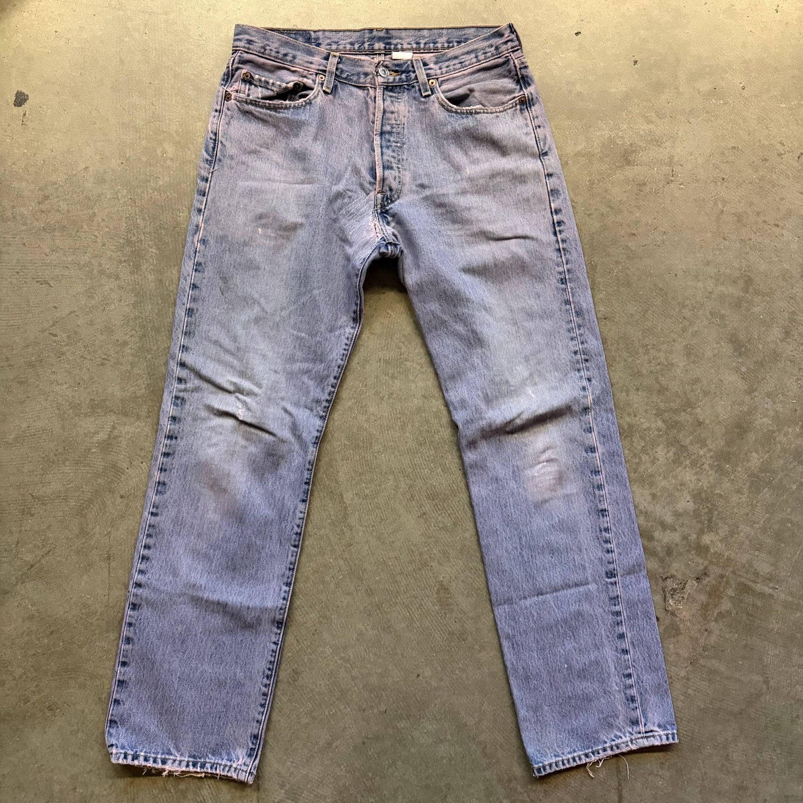 Levi's Levi’s Purple Dyed 501s Size US 33 - 1 Thumbnail