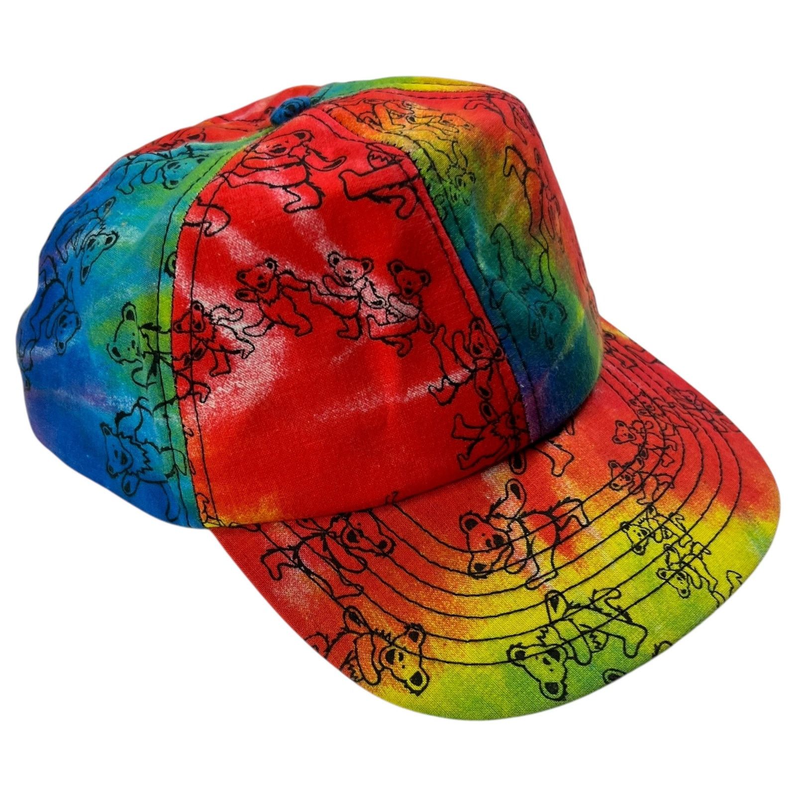 Band Tees × Grateful Dead × Vintage Vintage 90s Grateful Dead Bears AOP tie dye SnapBack Size ONE SIZE - 2 Thumbnail