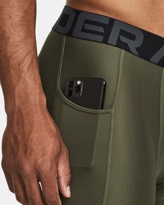 Under Armour Under Armour Heatgear Armour Leggings OD Green Size US 34 / EU 50 - 4 Thumbnail
