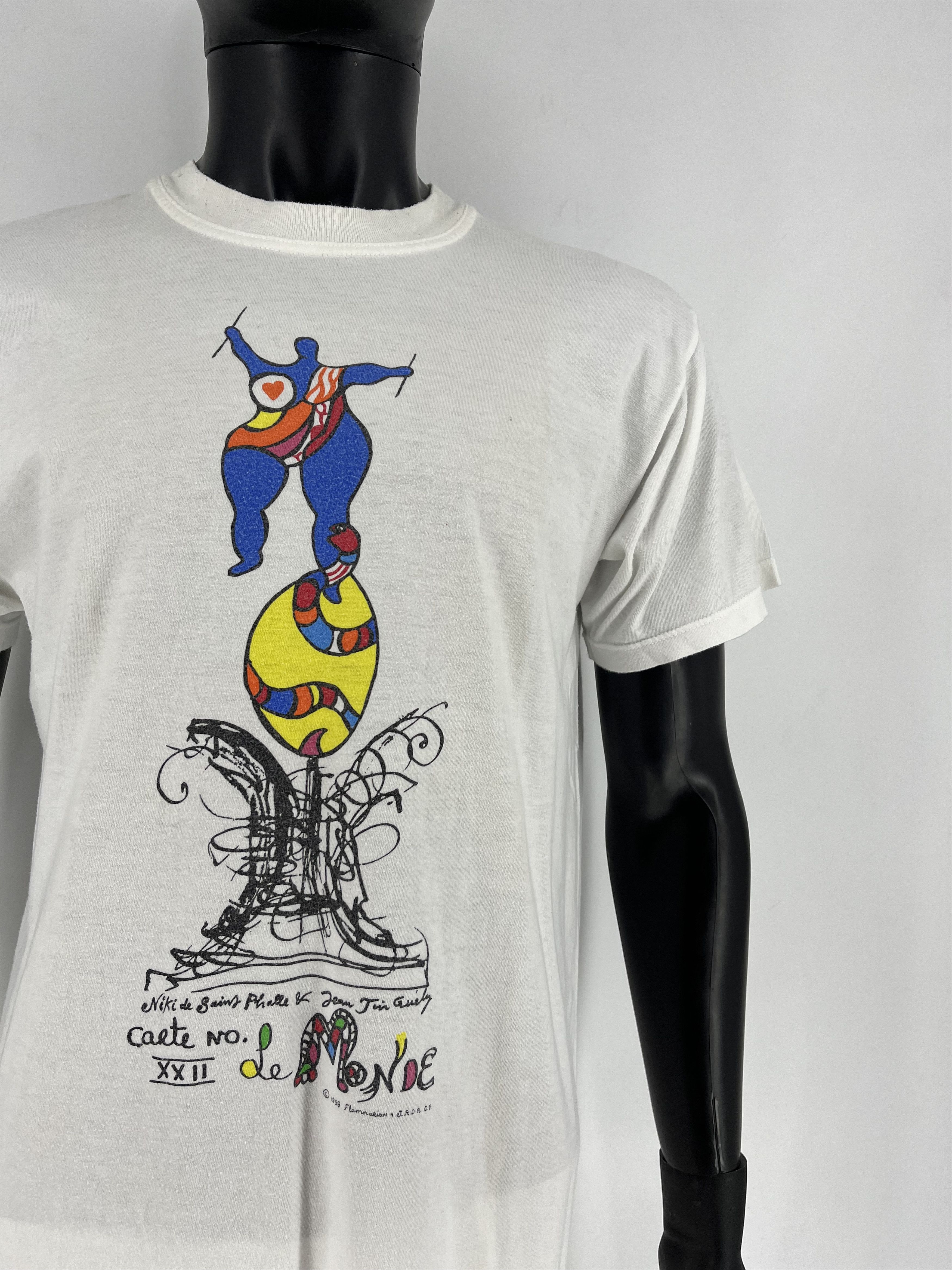 Vintage Vintage 1998 Niki De Saint Phalle Et Flammarion Art T shirt Size US L / EU 52-54 / 3 - 7 Thumbnail