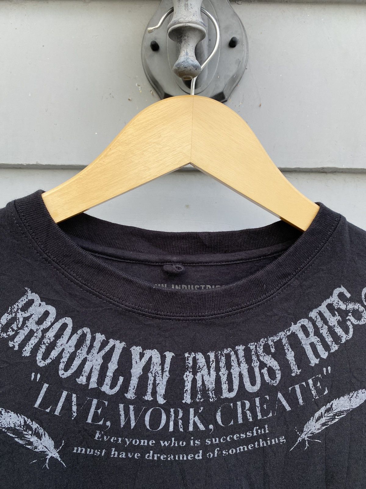 If Six Was Nine Brooklyn Industries Life Work Create Words Lognsleeve Size US XL / EU 56 / 4 - 2 Thumbnail