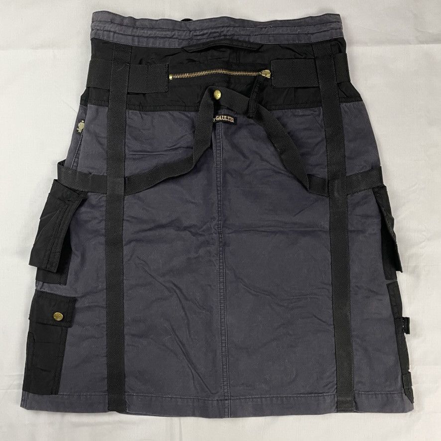 Jean Paul Gaultier AW2003 Jean Paul Gaultier Bondage Parachute Skirt Vintage Size 30" / US 8 / IT 44 - 2 Thumbnail