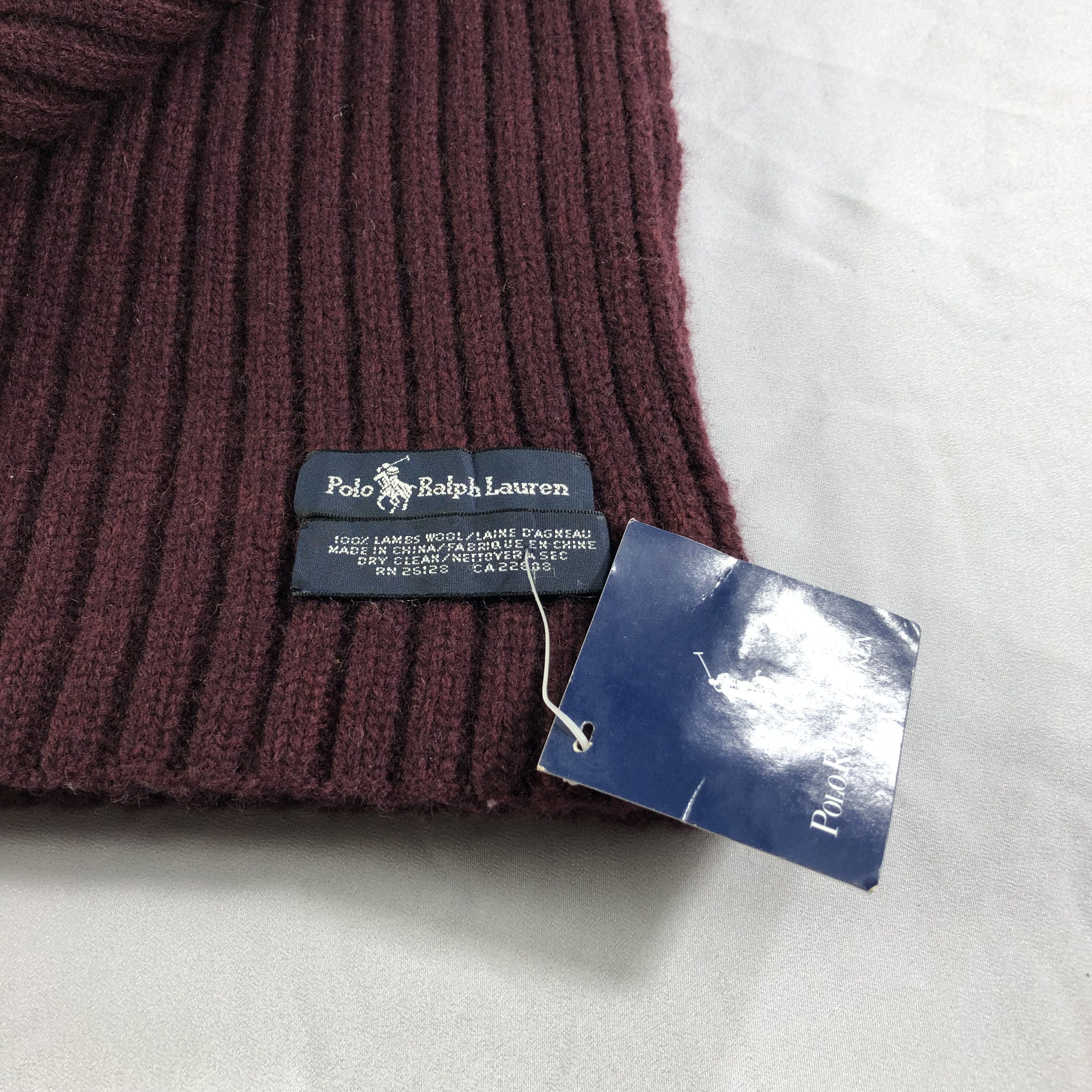 Polo Ralph Lauren Polo Ralph Lauren Pleated Wool Scarf Muffler Neckwear V2277 Size ONE SIZE - 6 Thumbnail