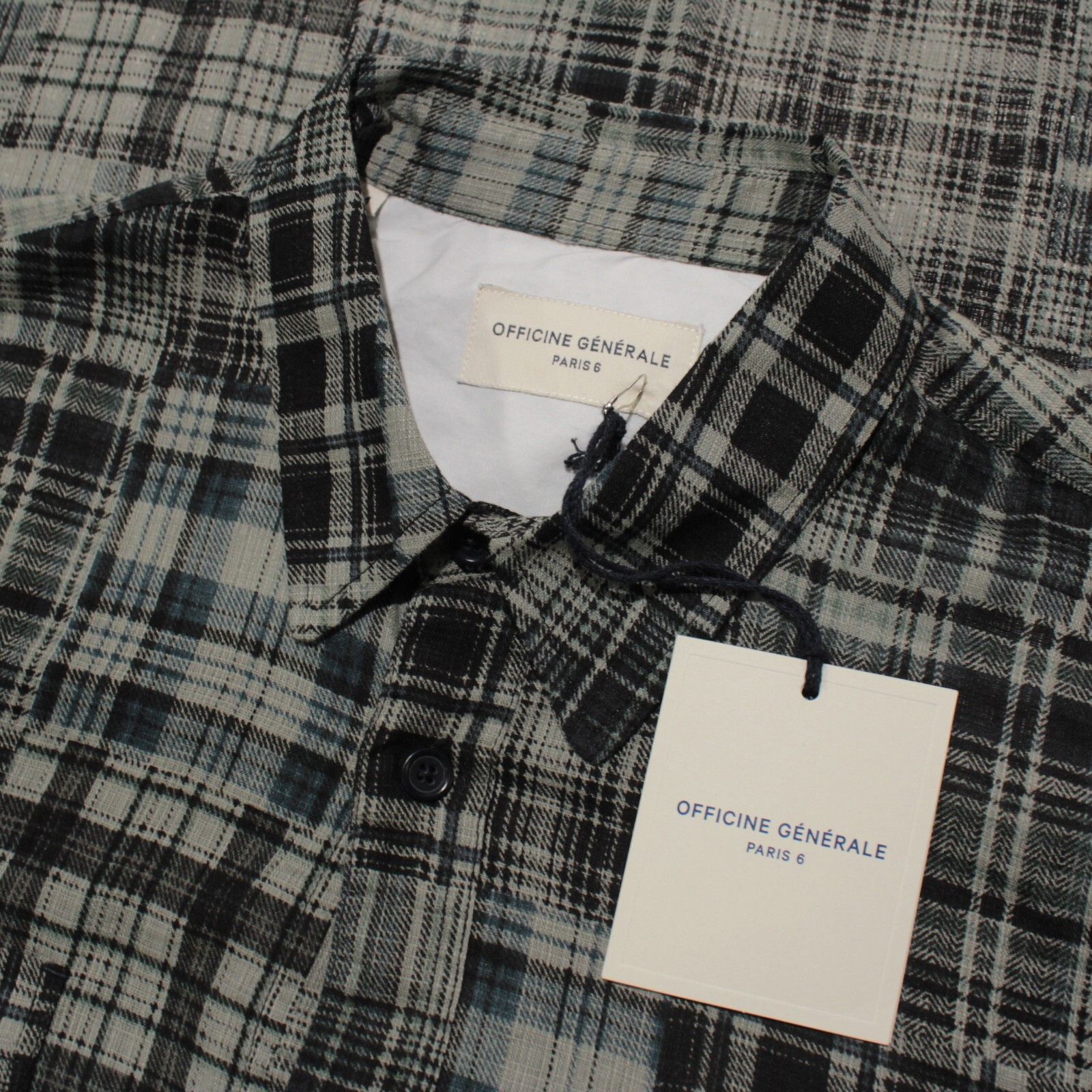Officine Generale New with tags Shirt Size M US In Gray