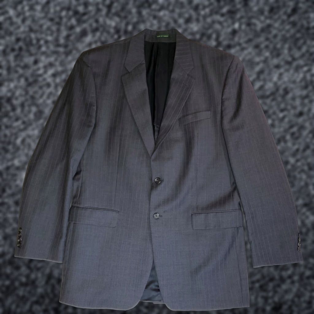 Ralph Lauren Ralph Lauren Blazer Sport Coat Mens 44-XL Gray Single Breasted Wool Jacket Size 44R - 1 Thumbnail