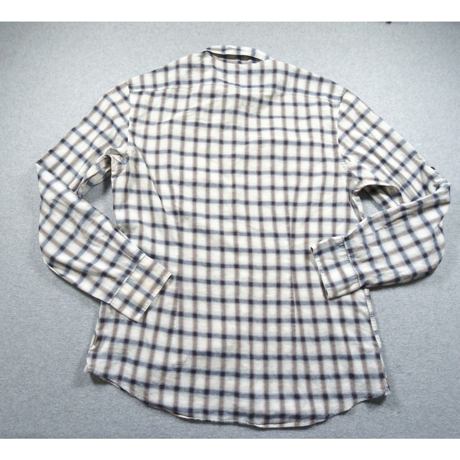 John Varvatos John Varvatos Shirt Mens M Button Down Long Sleeve Collared Check Size US M / EU 48-50 / 2 - 6 Thumbnail