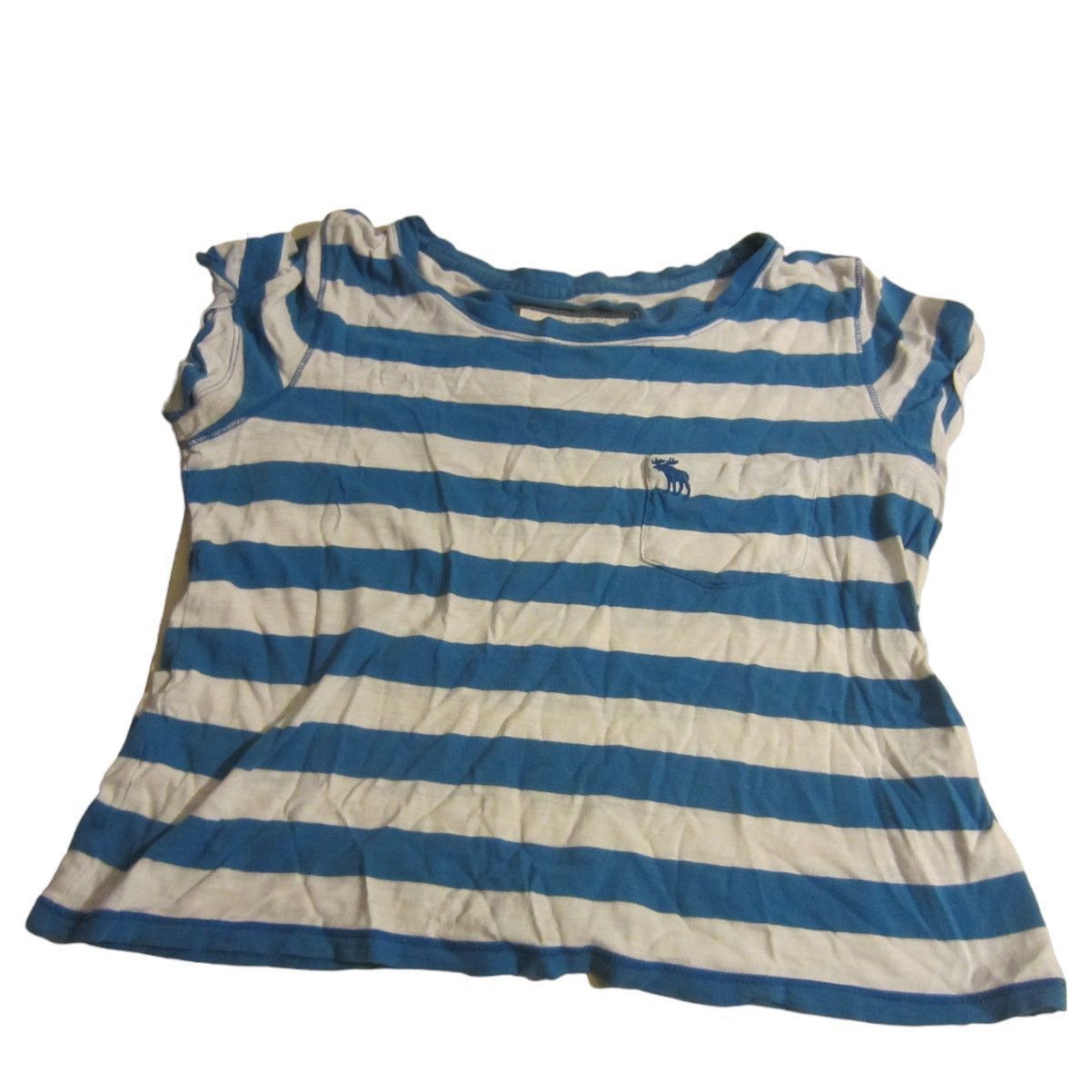 Abercrombie & Fitch Coastal Striped Nautical Tee Blue White Abercrombie & Fitch Size XS / US 0-2 / IT 36-38 - 2 Thumbnail