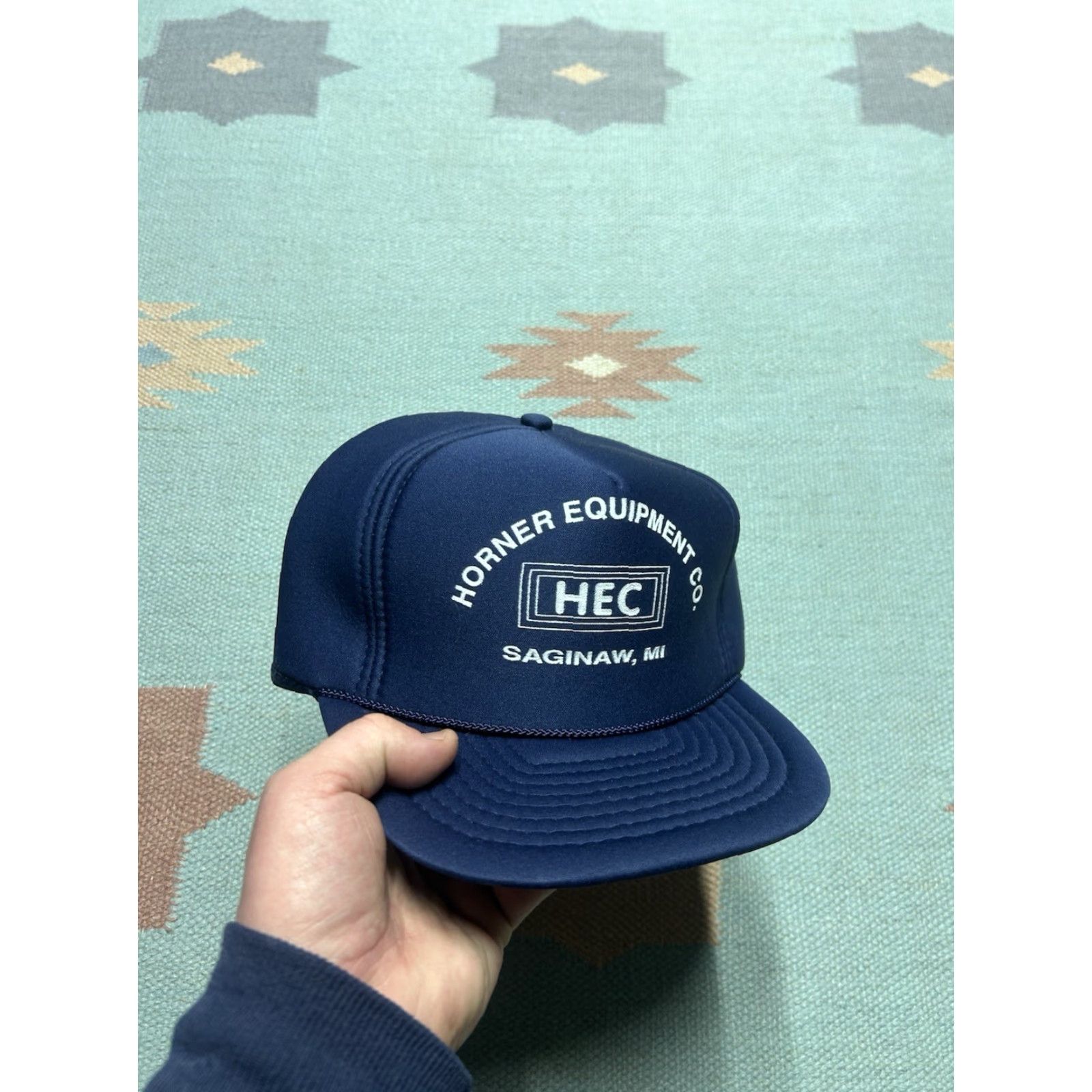 Equipment Vintage Blue Full Foam Adjustable SnapBack Hat Cap HEC User: Vintage Blue Full Foam Adjustable SnapBack Hat Cap HEC Size ONE SIZE - 2 Thumbnail