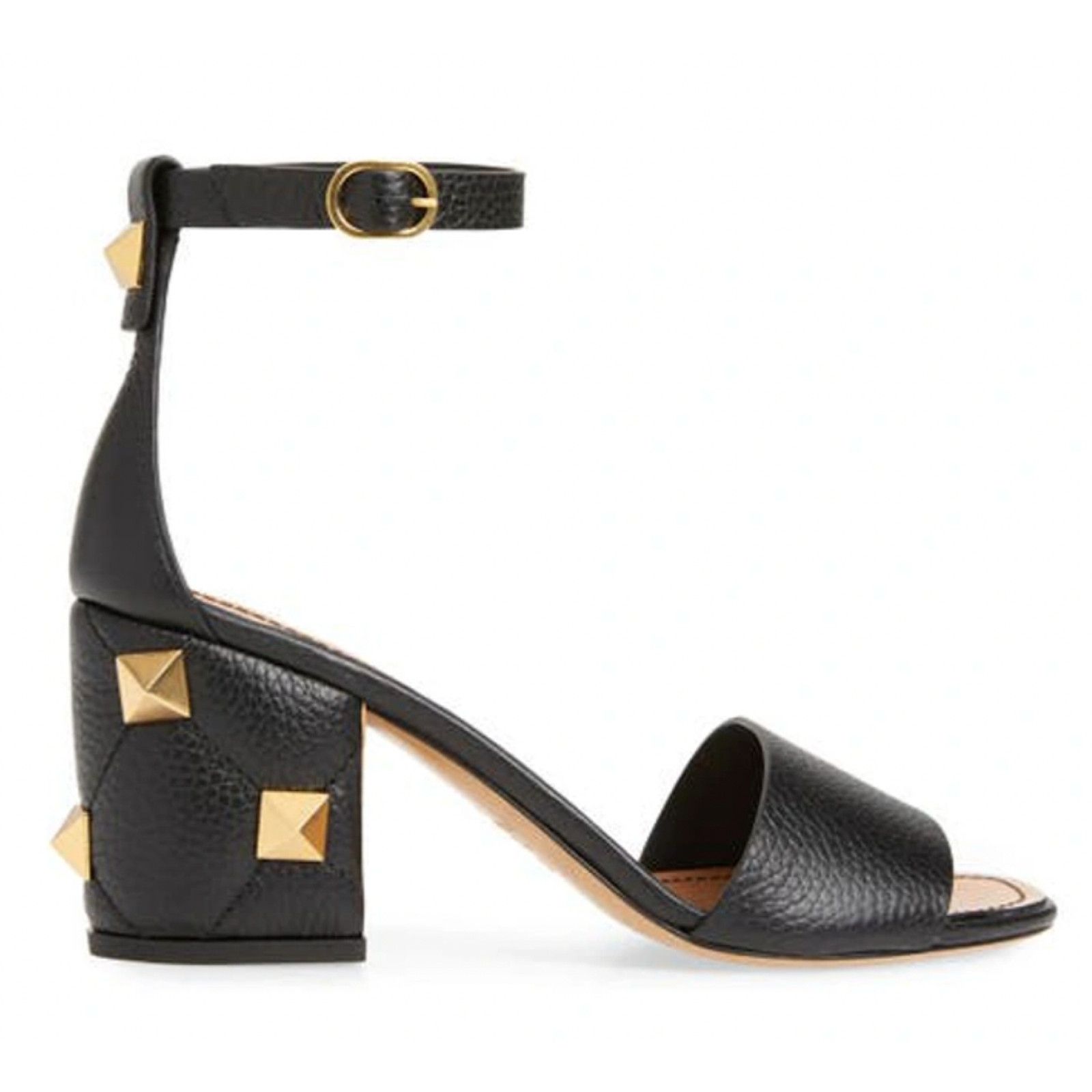 Valentino Rockstud Roman Stud Ankle Strap Sandal Block Heel Pump 42 Size US 12 / IT 42 - 3 Thumbnail