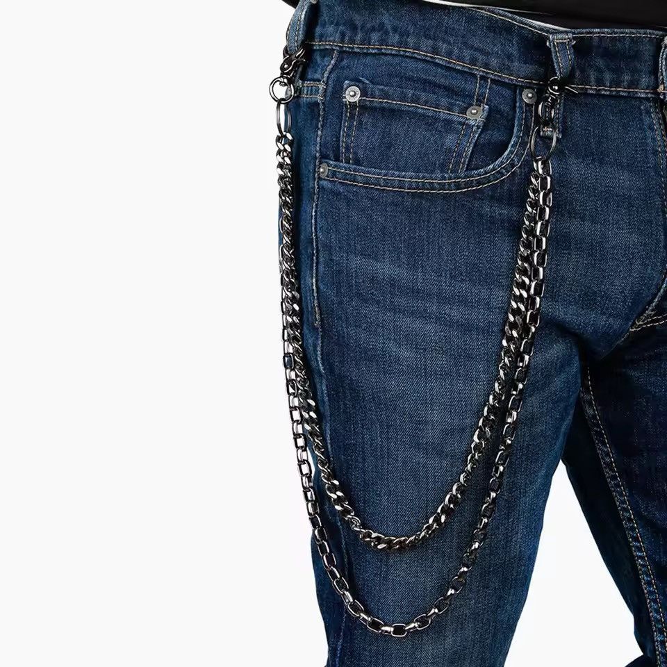 Other Punk Gothic Hip Hop Pants Chain Size ONE SIZE - 2 Thumbnail