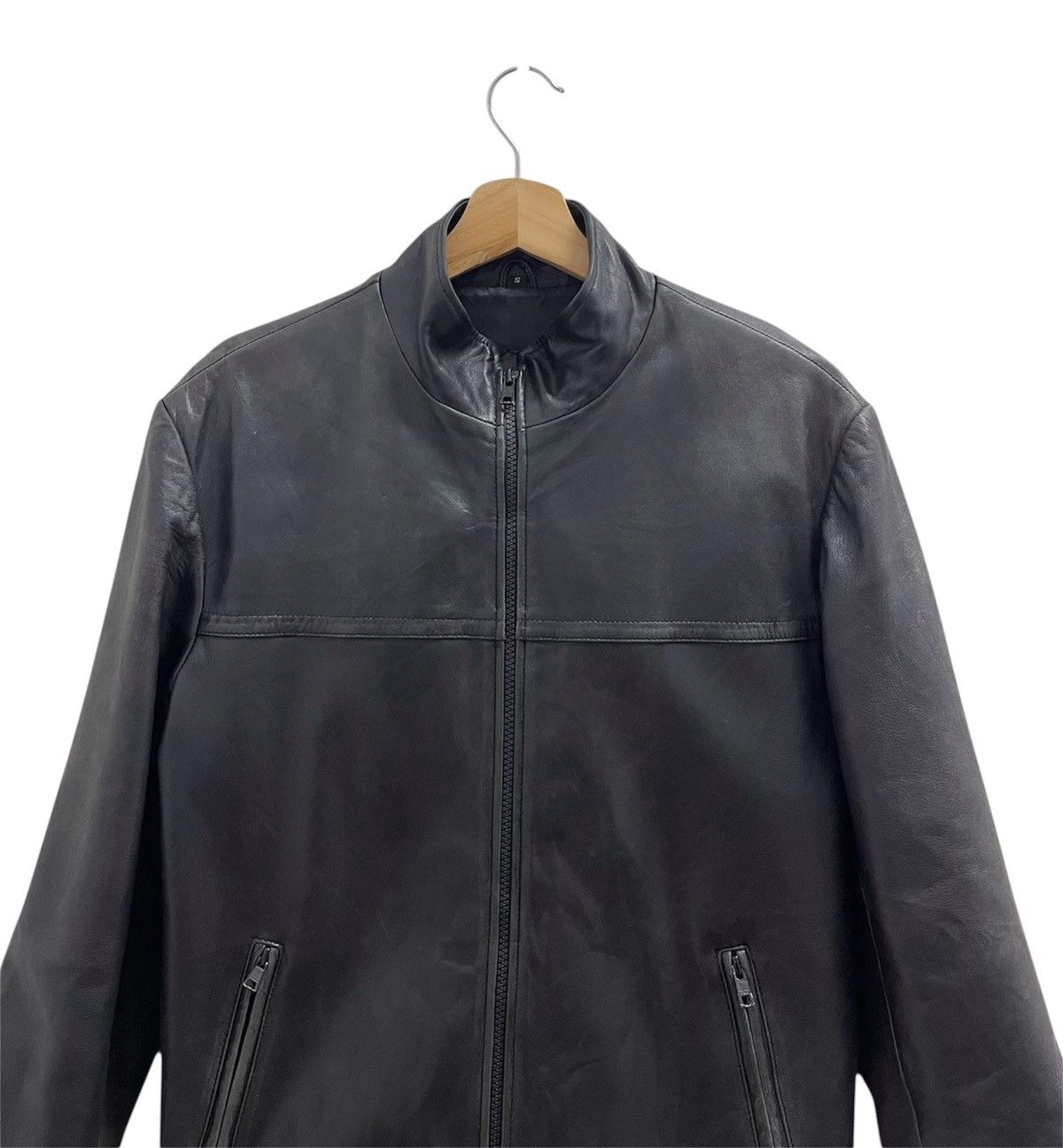 Leather Wind Armor Leather Biker Jacket Size US S / EU 44-46 / 1 - 2 Thumbnail