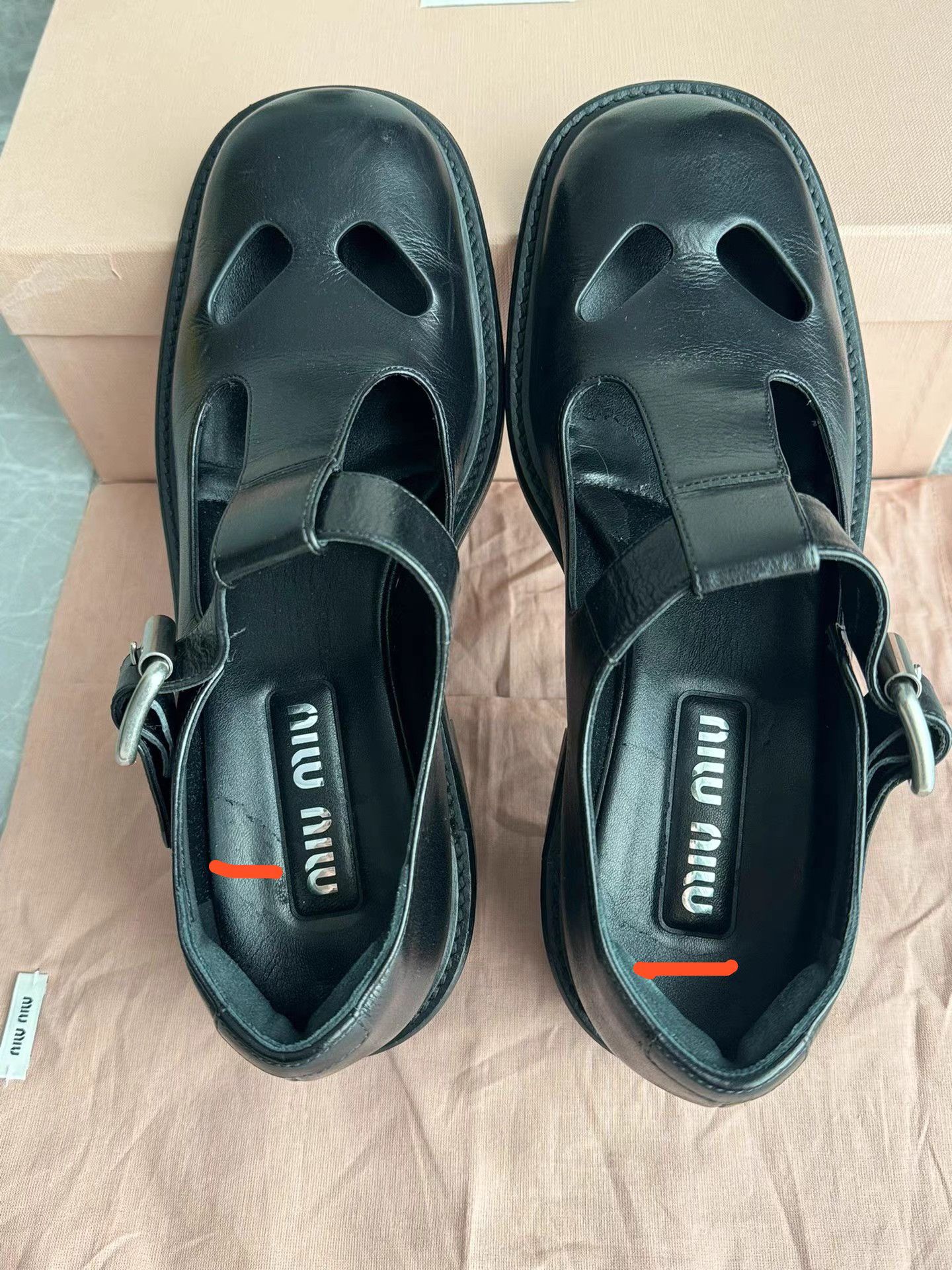 Miu Miu MiuMiu Runway T-Strap Mary Jane Shoes K6 Size US 8 / IT 38 - 6 Thumbnail