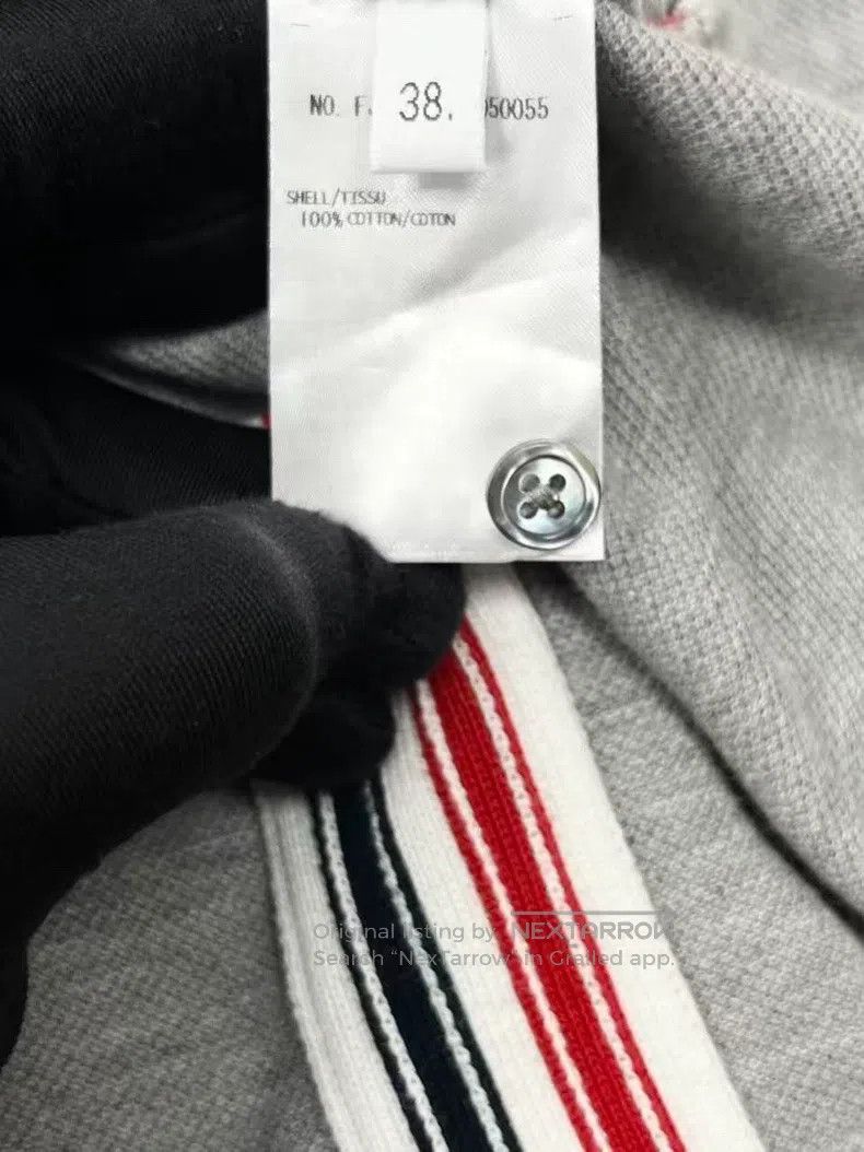 Thom Browne Thom Browne Gray with a colored stripe French polo dress Size XS / US 0-2 / IT 36-38 - 5 Thumbnail