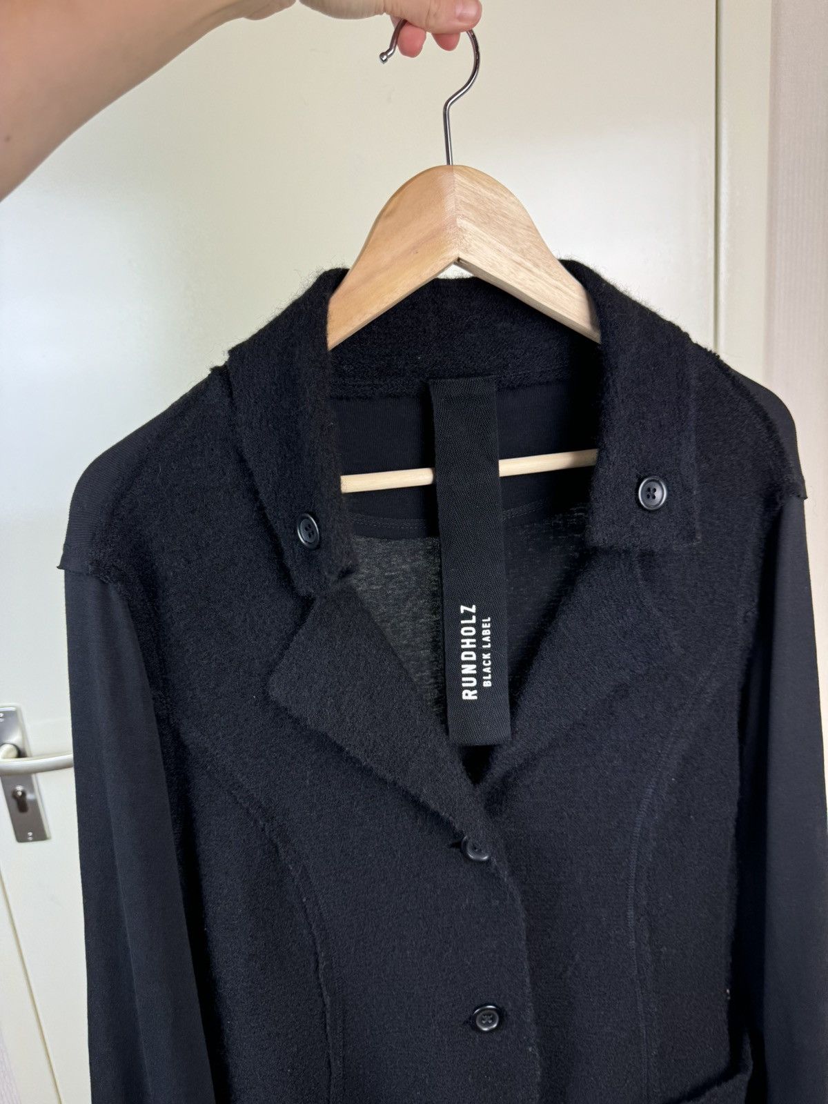 Rundholz Rundholz black lable boiled virgin wool tulip coat trench Size L / US 10 / IT 46 - 9 Thumbnail