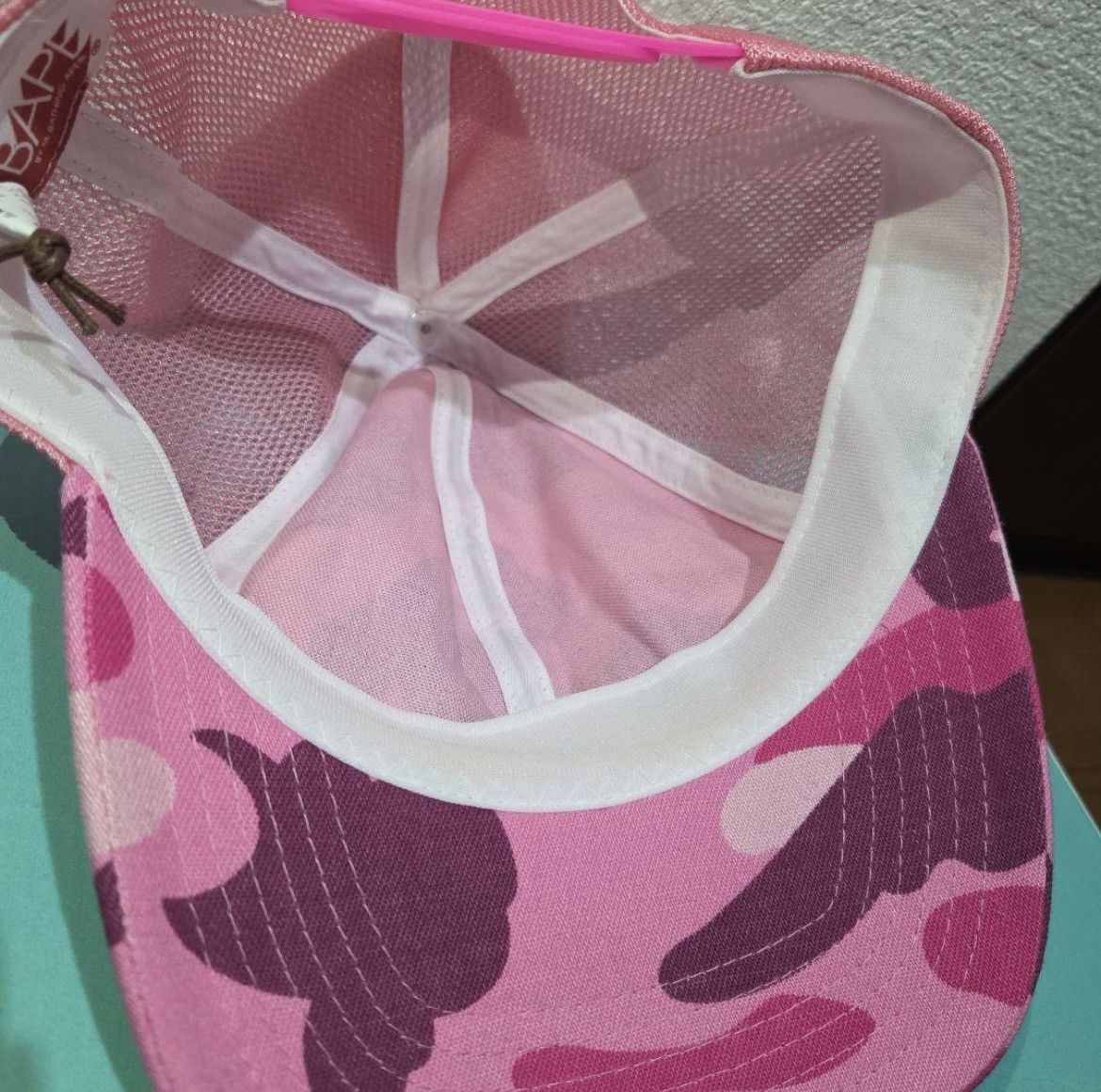 Bape RARE OG 2006 A BATHING APE PINK CAMO NYC GOTHAM CITY TRUCKER Size ONE SIZE - 3 Thumbnail