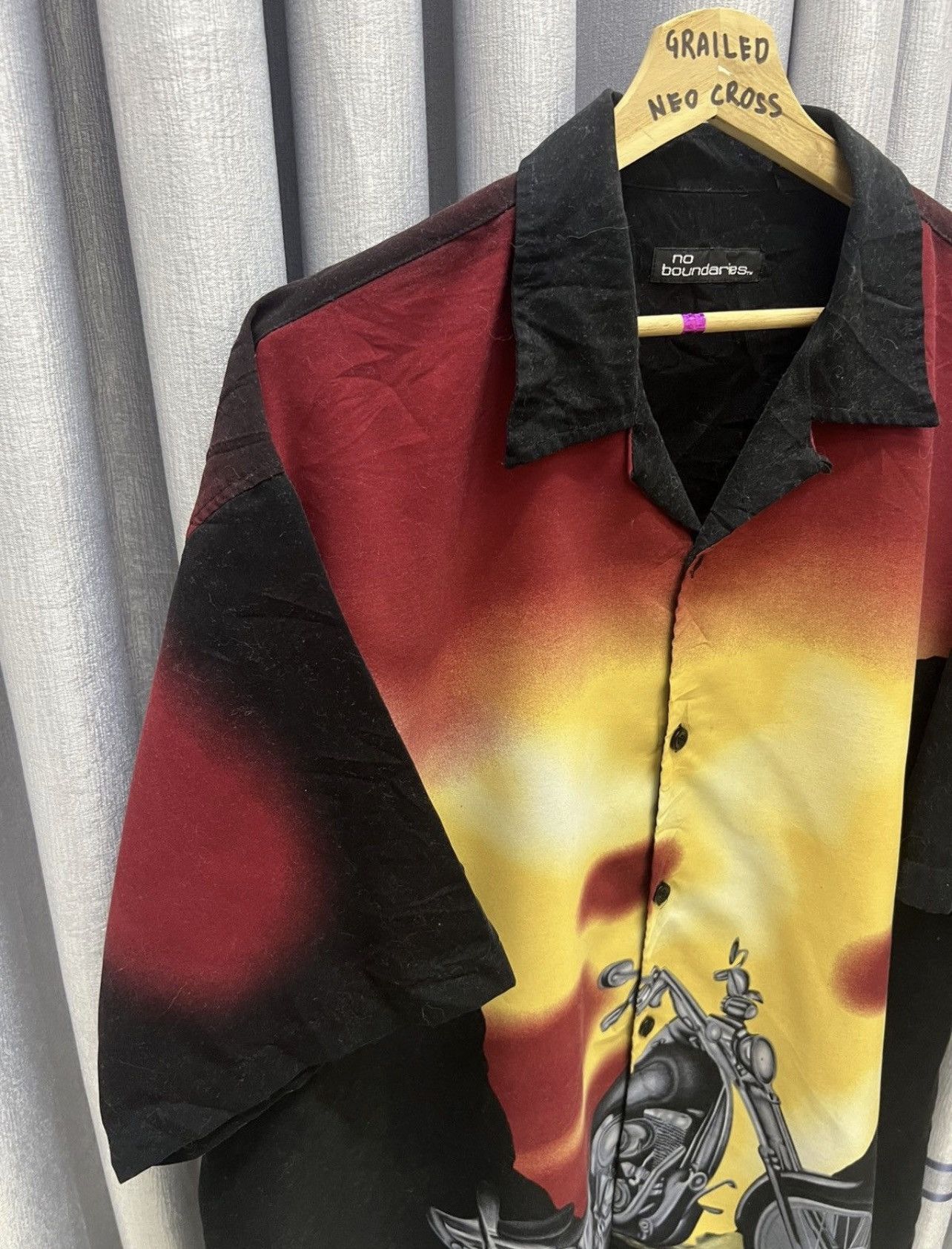 Harley Davidson 90s VINTAGE HARLEY MOTORCYLE BODY JPG STYLE BUTTON UP SHIRT Size US XXL / EU 58 / 5 - 3 Thumbnail