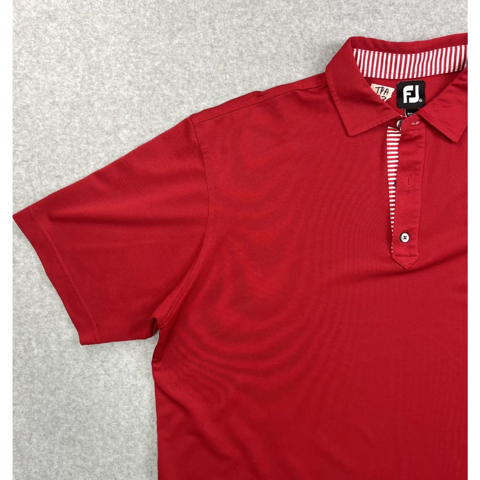 Footjoy FootJoy Polo Shirt Mens 2XL Red Golf Embroidered Turtle Performance FJ Size US XXL / EU 58 / 5 - 6 Thumbnail