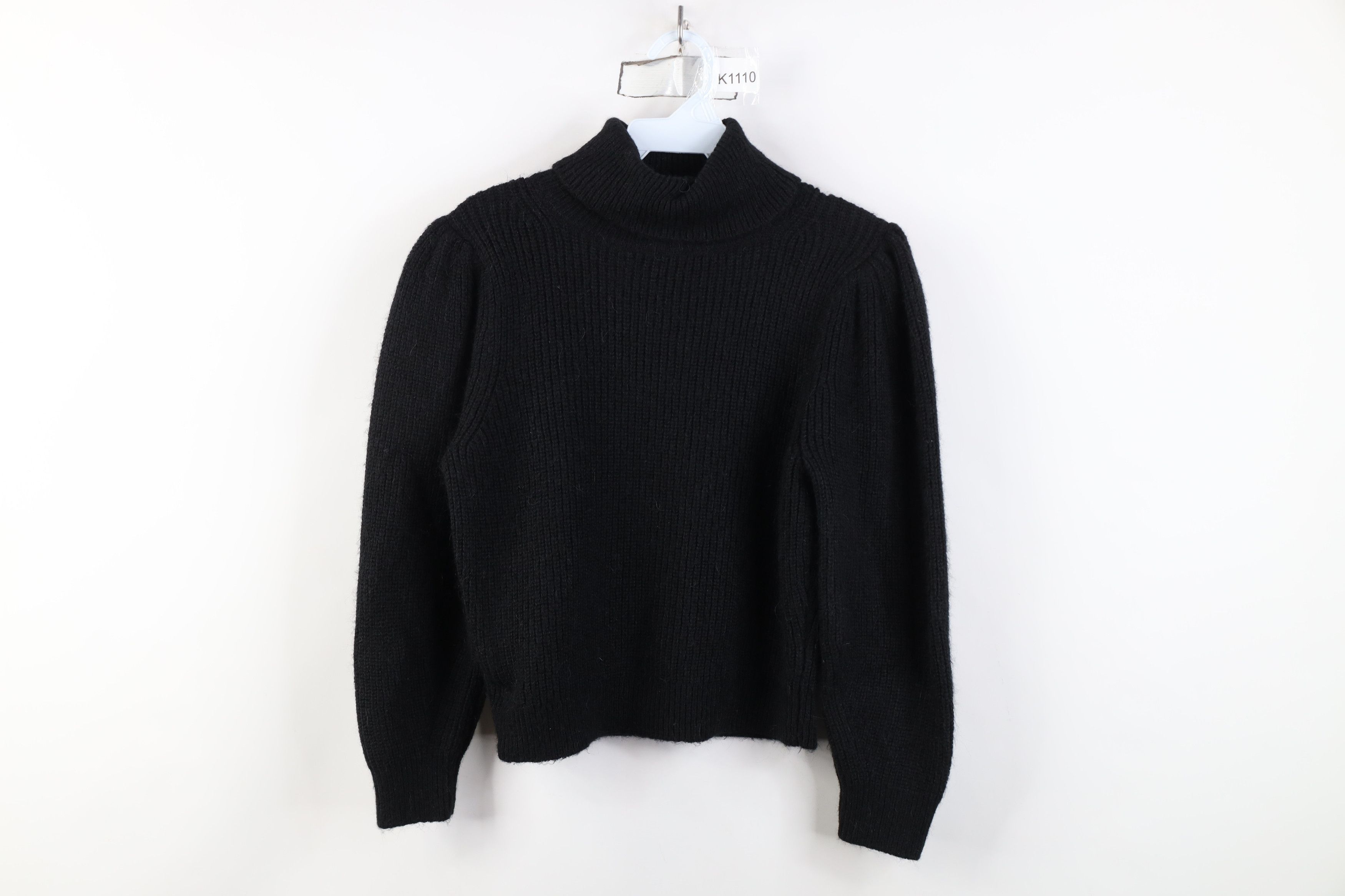J.Crew Vintage J Crew Blend Ribbed Knit Cropped Turtleneck Sweater Size XS / US 0-2 / IT 36-38 - 1 Thumbnail