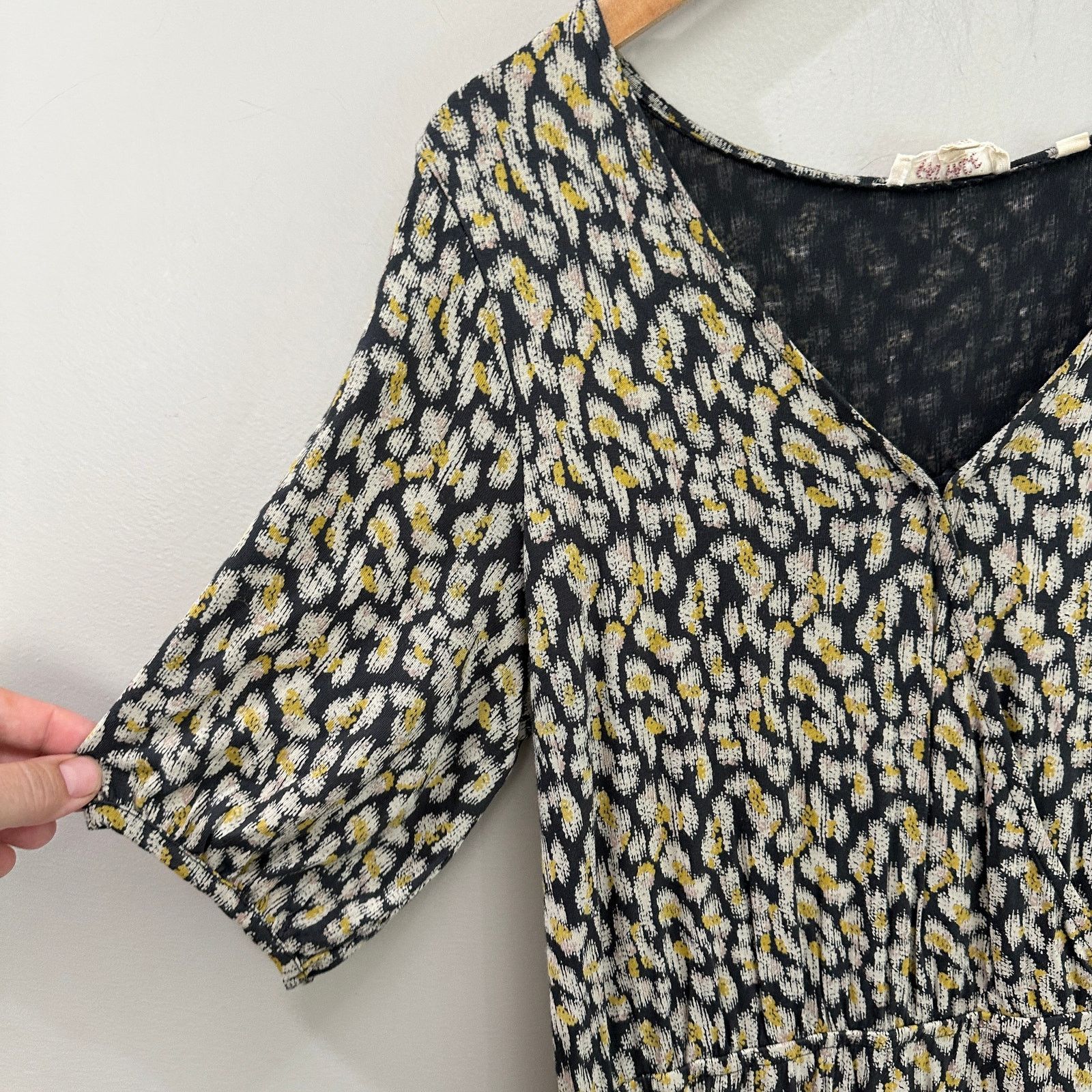 Other Fat Face Iona Ikat Faux Wrap Floral Midi Dress 10 M Size L / US 10 / IT 46 - 5 Thumbnail