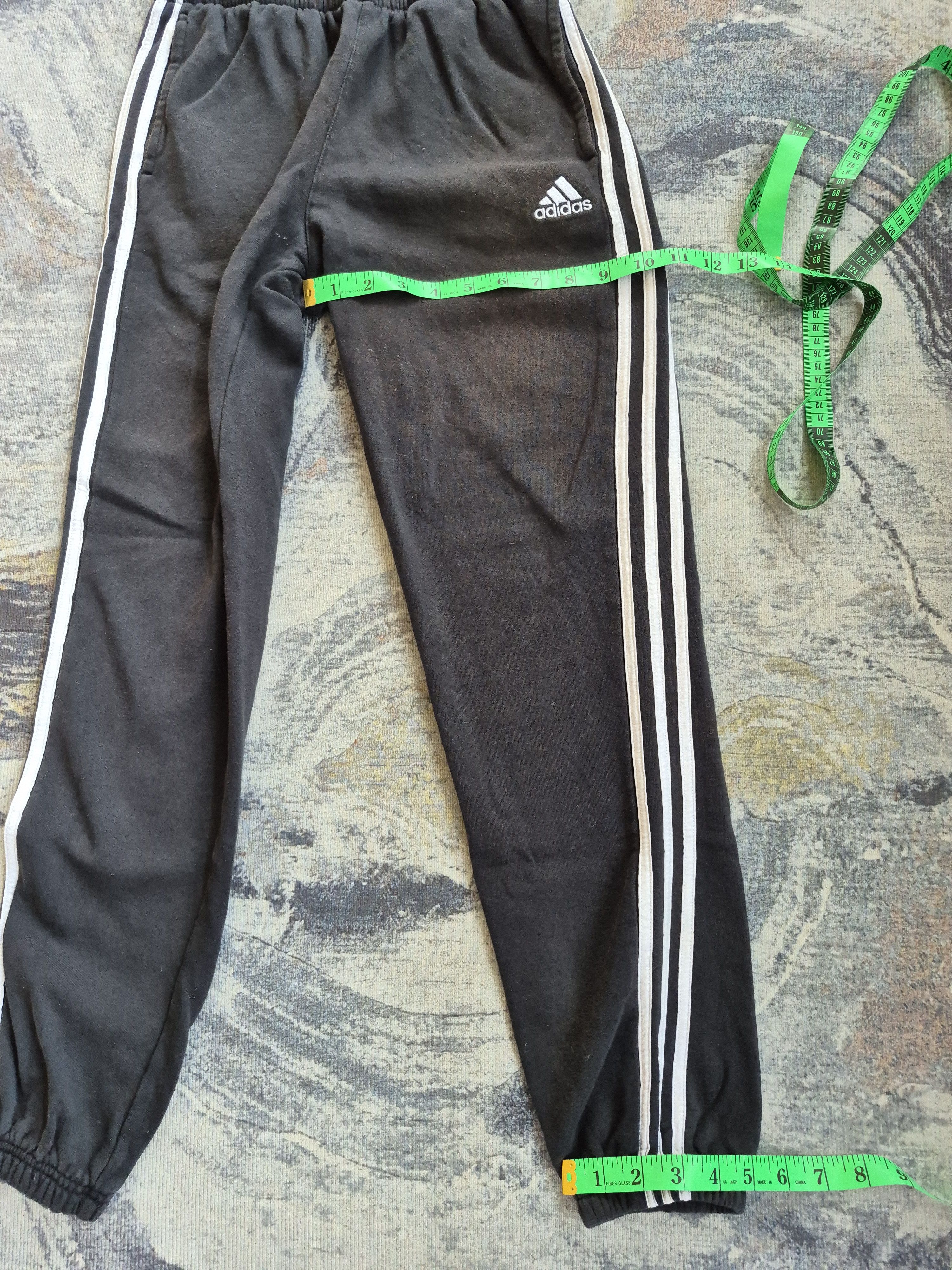 Adidas 🔥 Adidas Sweat Pants Joggers Three Stripes Size US 26 / EU 42 - 11 Thumbnail