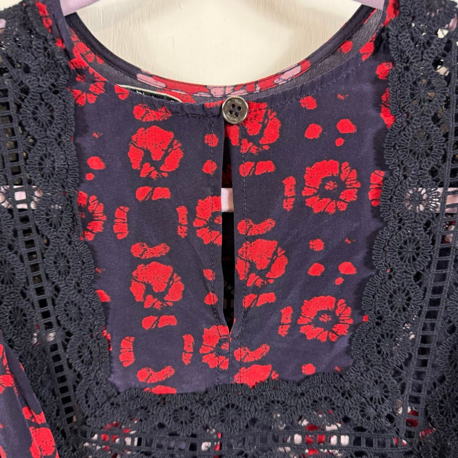 Sea New York Sea New York crochet trim flutter sleeve colorful loose fit Size XS / US 0-2 / IT 36-38 - 6 Thumbnail