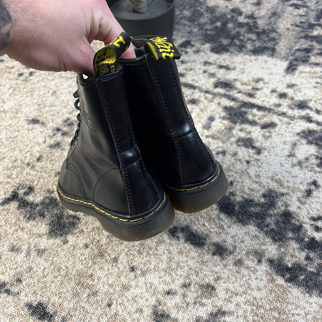 Dr. Martens Dr.Martens 1460 Vintage Hi-Top Black Boots Streetwear Style Size US 6 / IT 36 - 3 Thumbnail