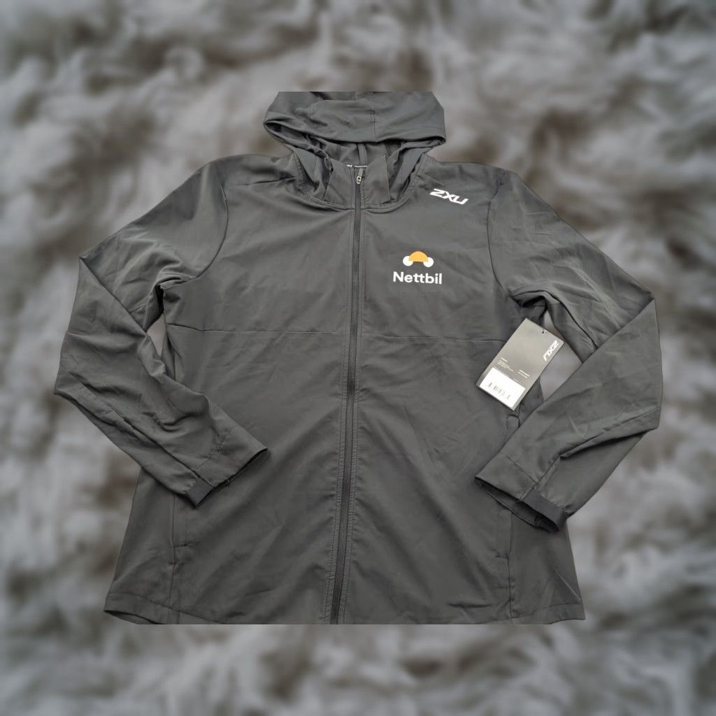 2XU 2XU Aero Jacket Mens 2XL Black Hooded Full Zip Stretch Hoodie Size US XXL / EU 58 / 5 - 1 Thumbnail