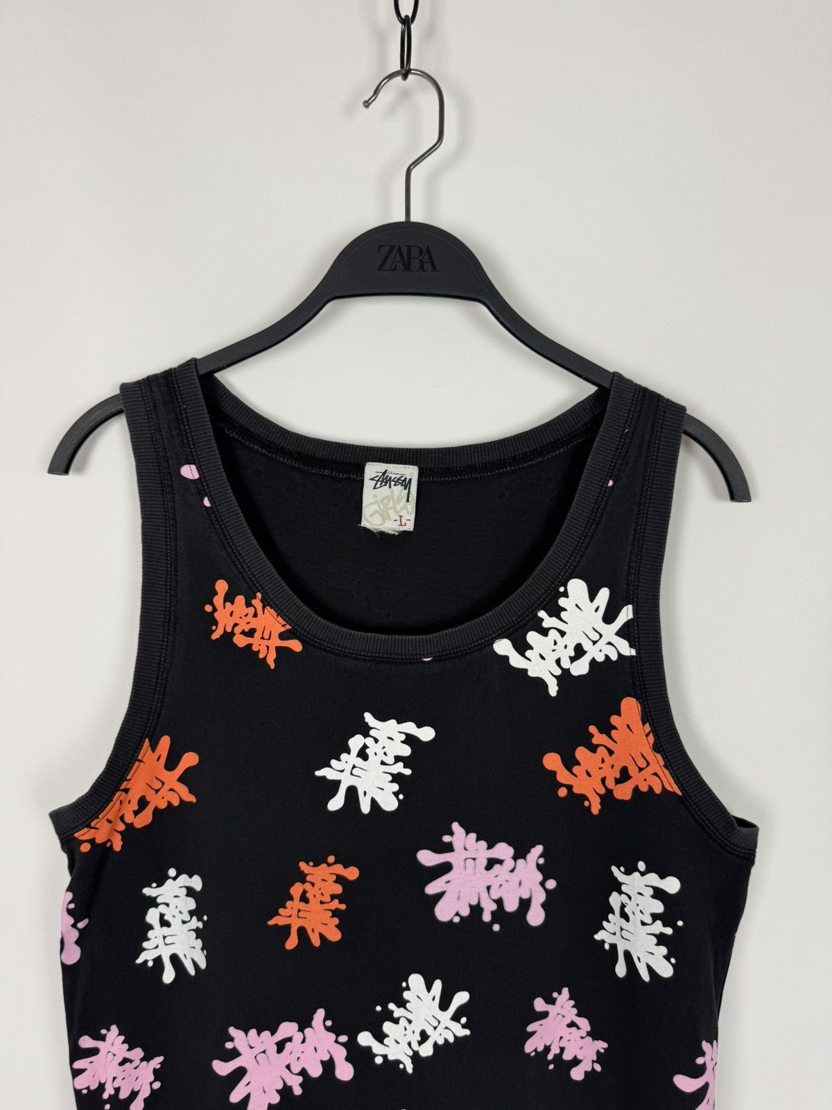 Stussy Faded Y2K Stussy Girls Multi Logo Sleeveless Size L / US 10 / IT 46 - 4 Thumbnail