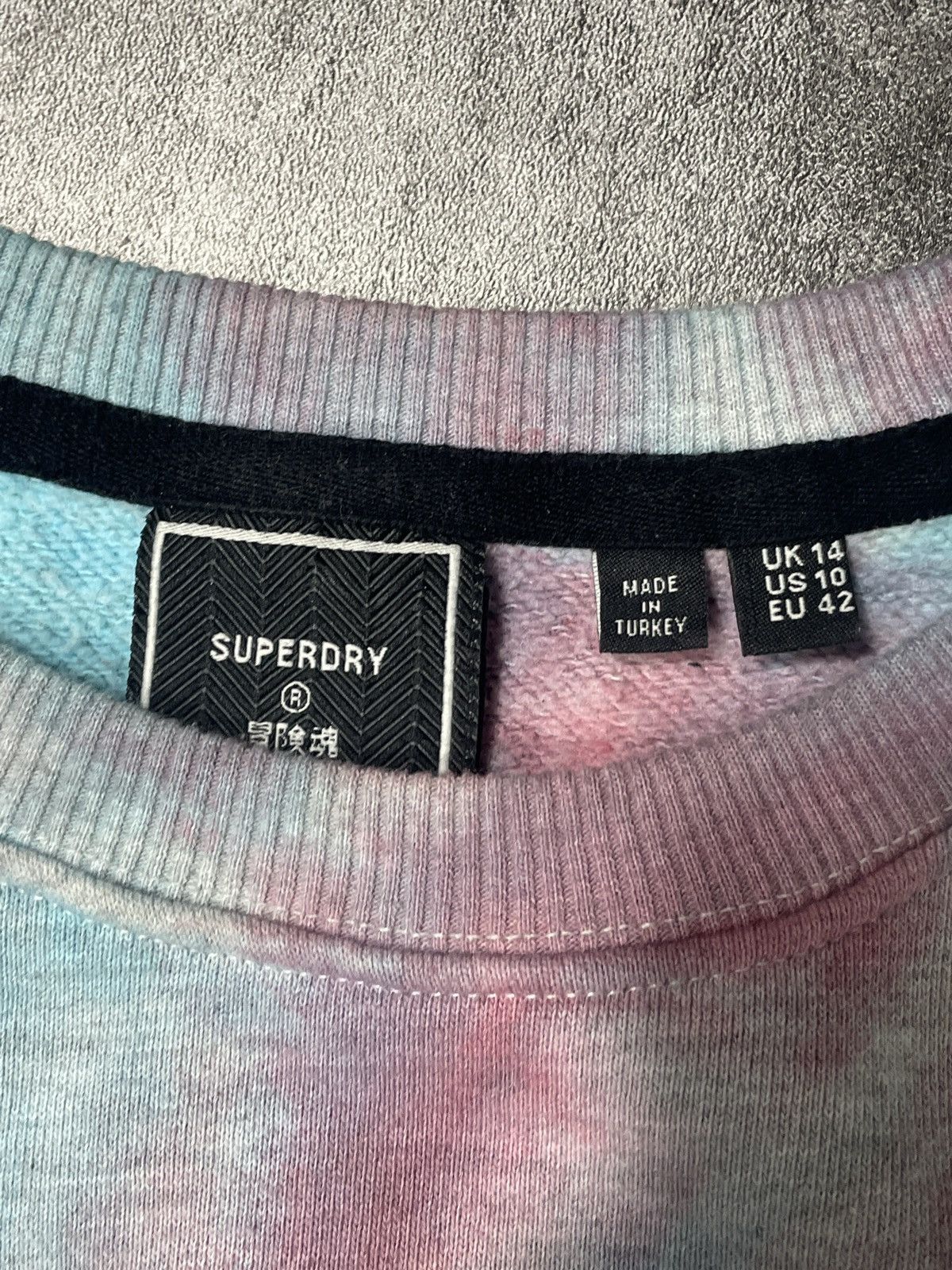 Superdry Superdry Sweatshirt Tie Dye Hype Streetwear Size M / US 6-8 / IT 42-44 - 6 Thumbnail