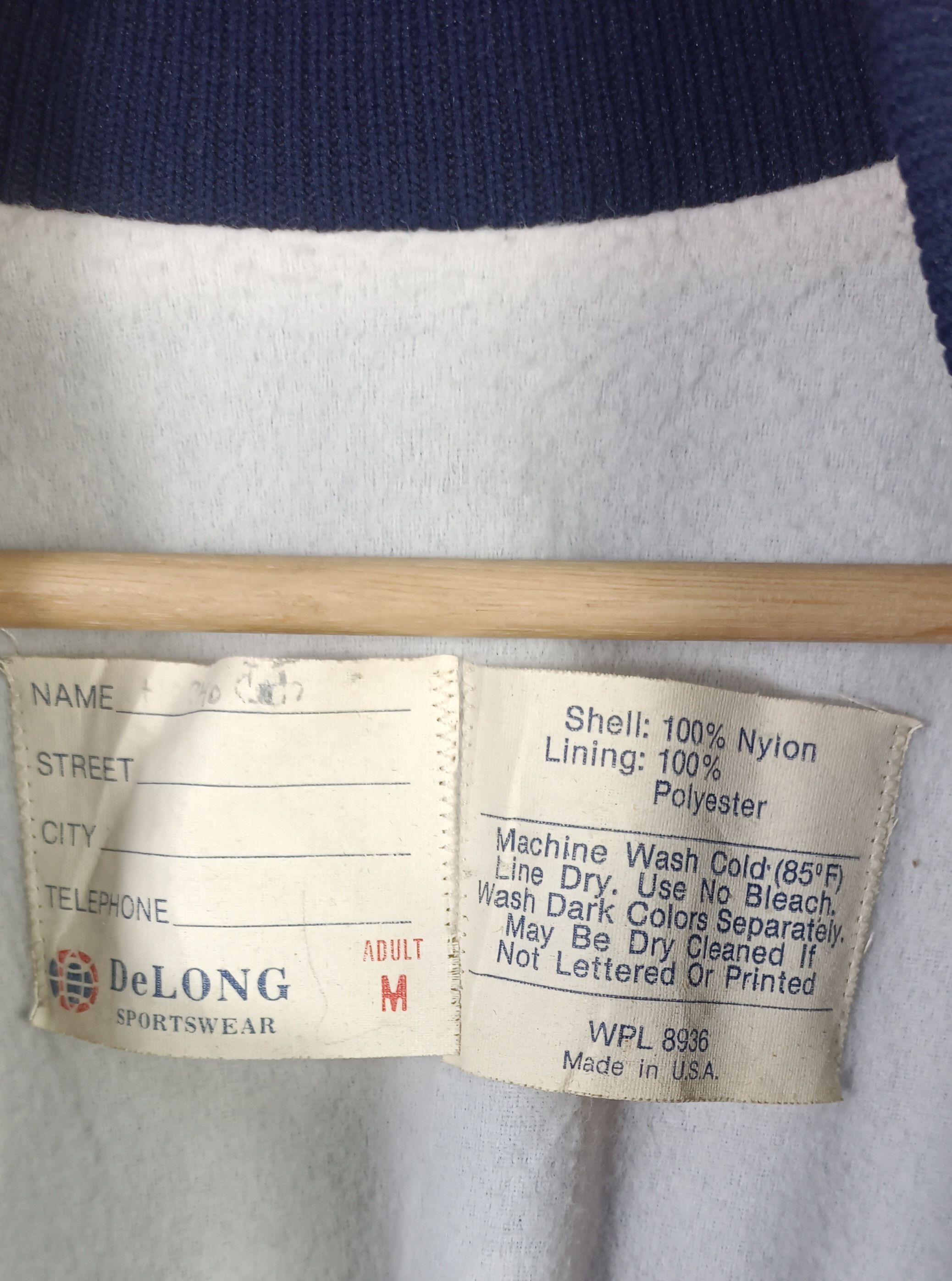 Delong Vintage Delong Sportswear Bomber Jacket Size US M / EU 48-50 / 2 - 9 Thumbnail