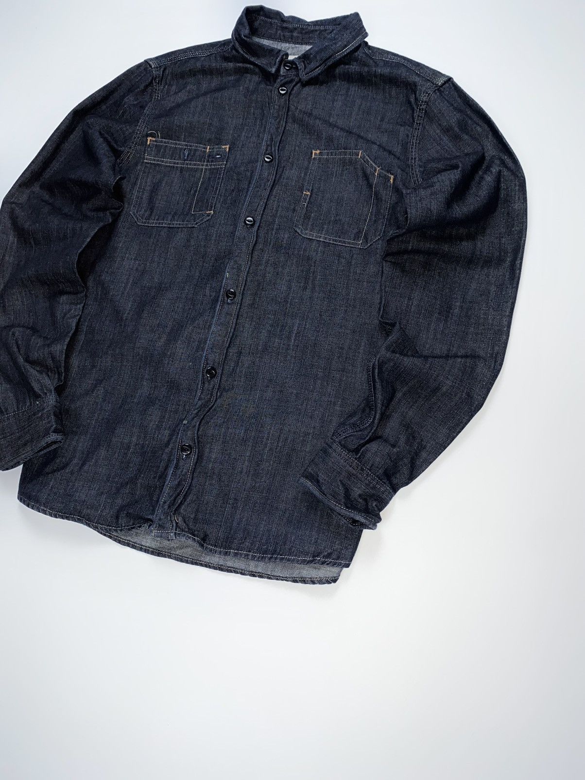 Allsaints 🚨 Allsaints vintage jeans button ups long sleeve shirt man M Size US M / EU 48-50 / 2 - 5 Thumbnail