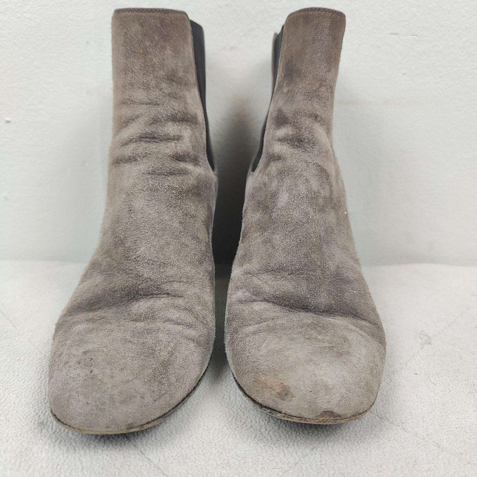 Saint Laurent Paris Saint Laurent Lou Suede Chelsea Boots Womens 38.5 8.5 Gray Size US 8.5 / IT 38.5 - 3 Thumbnail