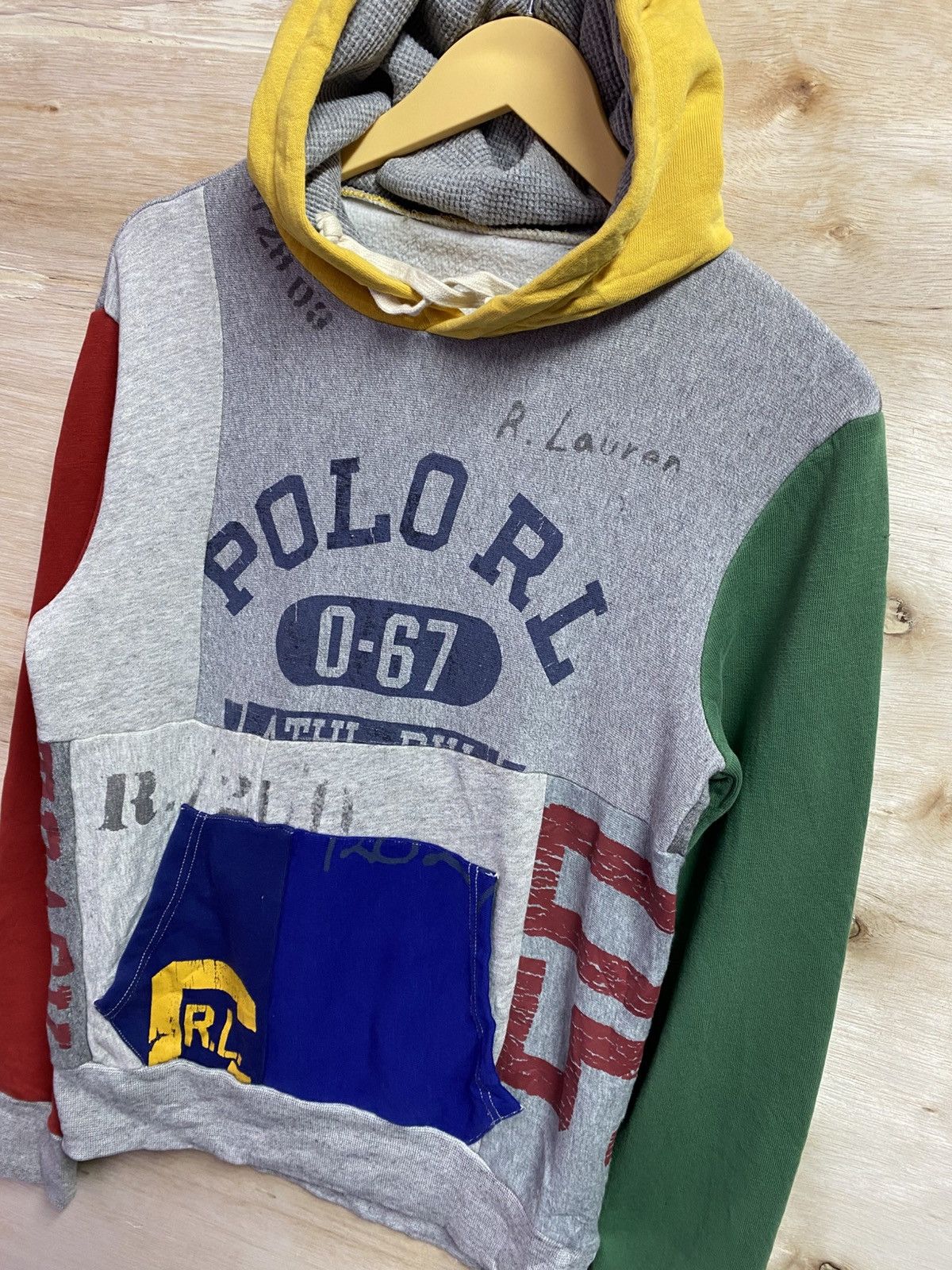 Polo Ralph Lauren Polo Ralph Lauren limited edition patchwork hoodie. Size US XS / EU 42 / 0 - 2 Thumbnail