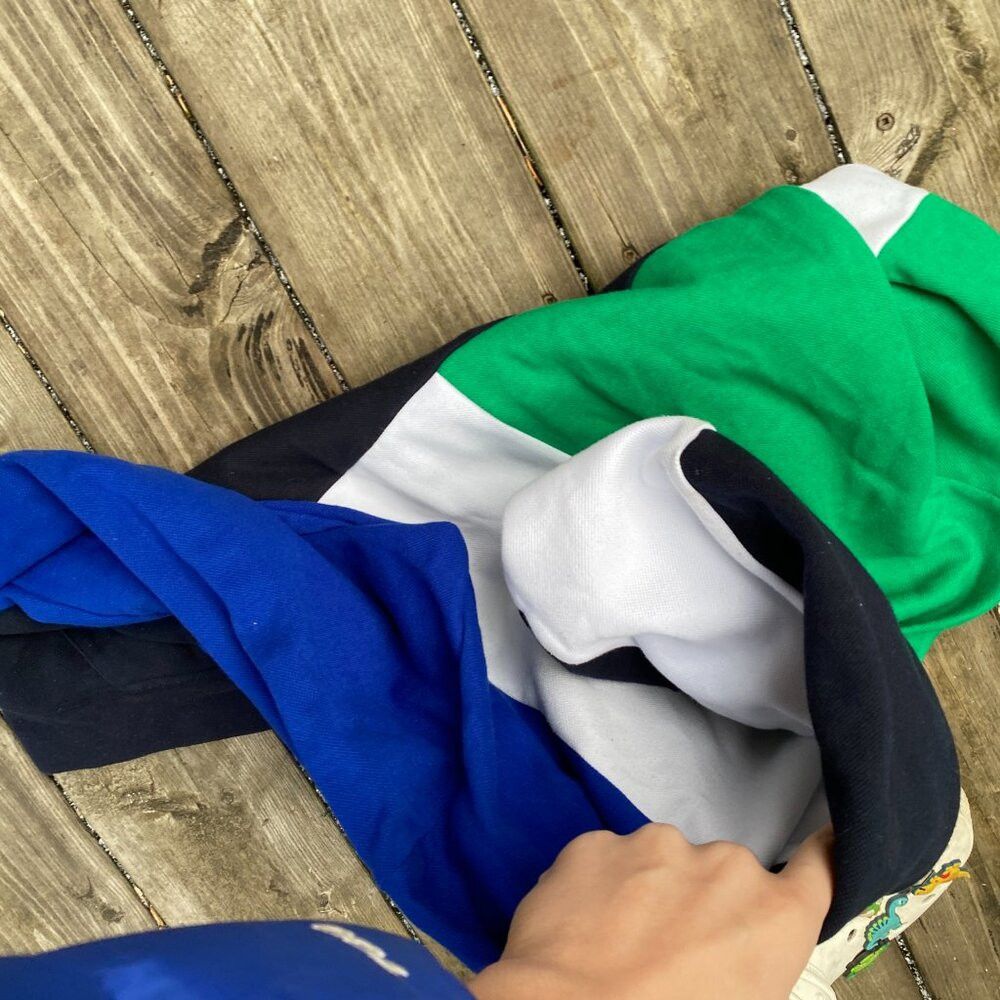 Polo Ralph Lauren Polo Ralph Lauren Blue Multi Colour Block Hoodie Sweater Sm Size US S / EU 44-46 / 1 - 3 Thumbnail