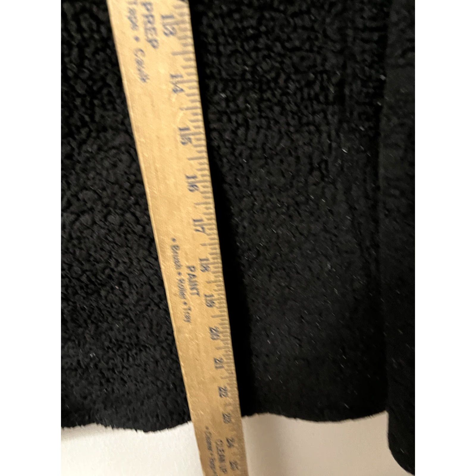 Calvin Klein Calvin Klein Khakis Womens Size Small Black Fleece Full Zip Sherpa Jacket Size S / US 4 / IT 40 - 4 Thumbnail
