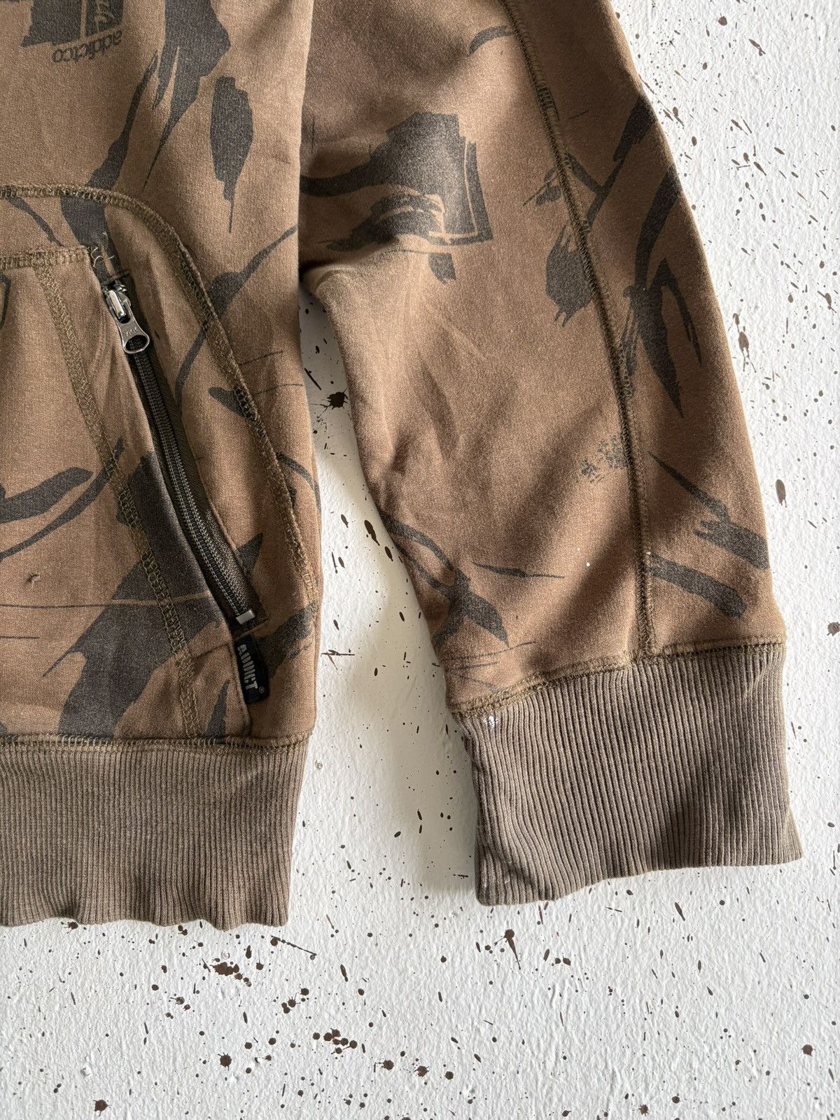 ADDICT Addict Clothing Military Camouflage Khaki Green Keep Hoodie Size US L / EU 52-54 / 3 - 5 Thumbnail