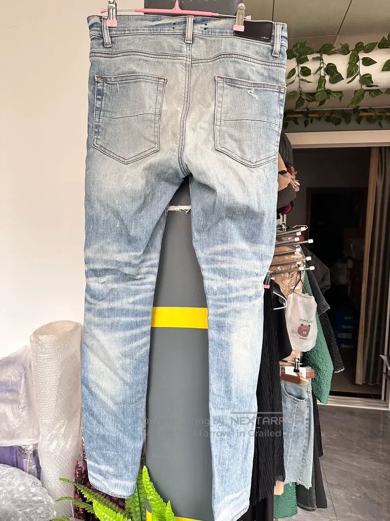 Amiri Amiri Ripped high-street denim pants Size US 32 / EU 48 - 5 Thumbnail