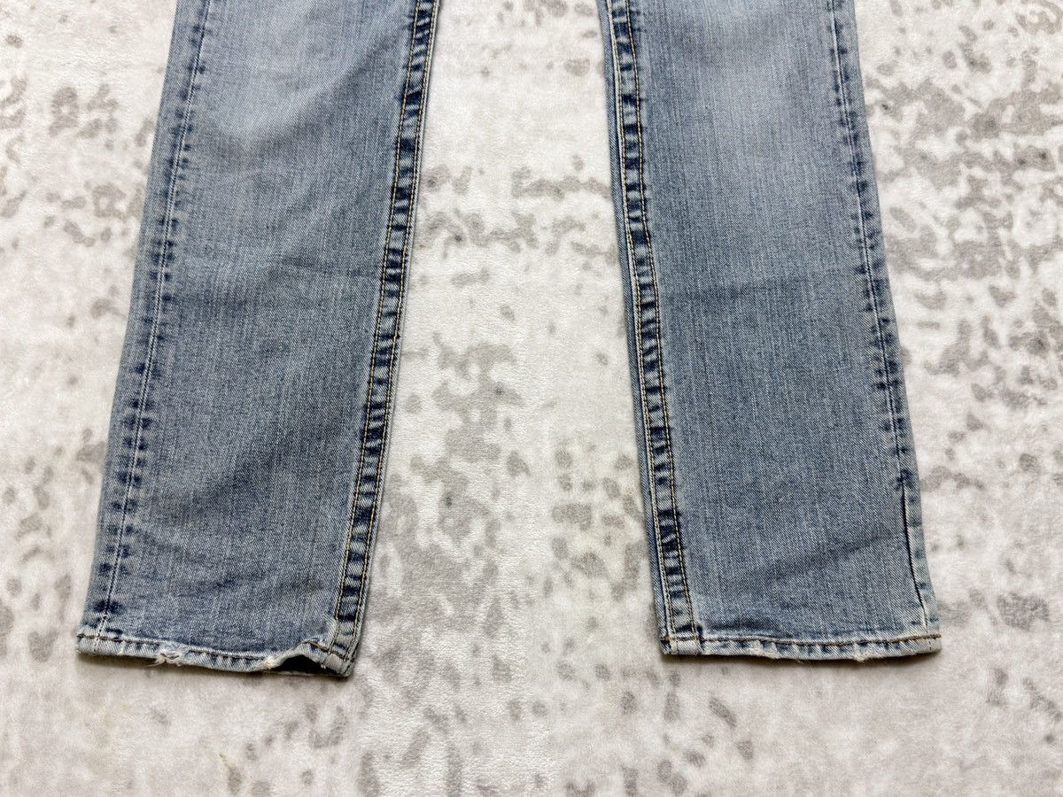 Japanese Brand Double Name Japanese Double Waist Layered Denim Jeans Y2K Size US 29 - 7 Thumbnail