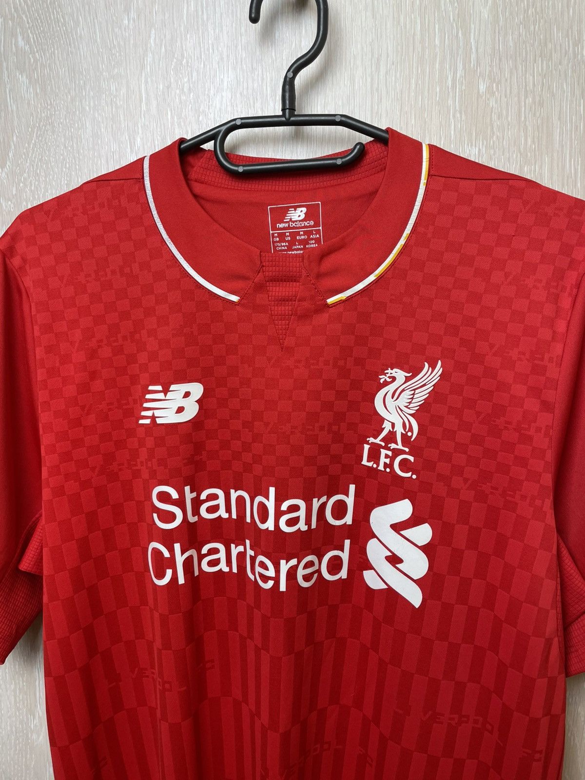 New Balance 2015 2016 Liverpool Home New Balance Soccer Jersey Size US M / EU 48-50 / 2 - 2 Thumbnail