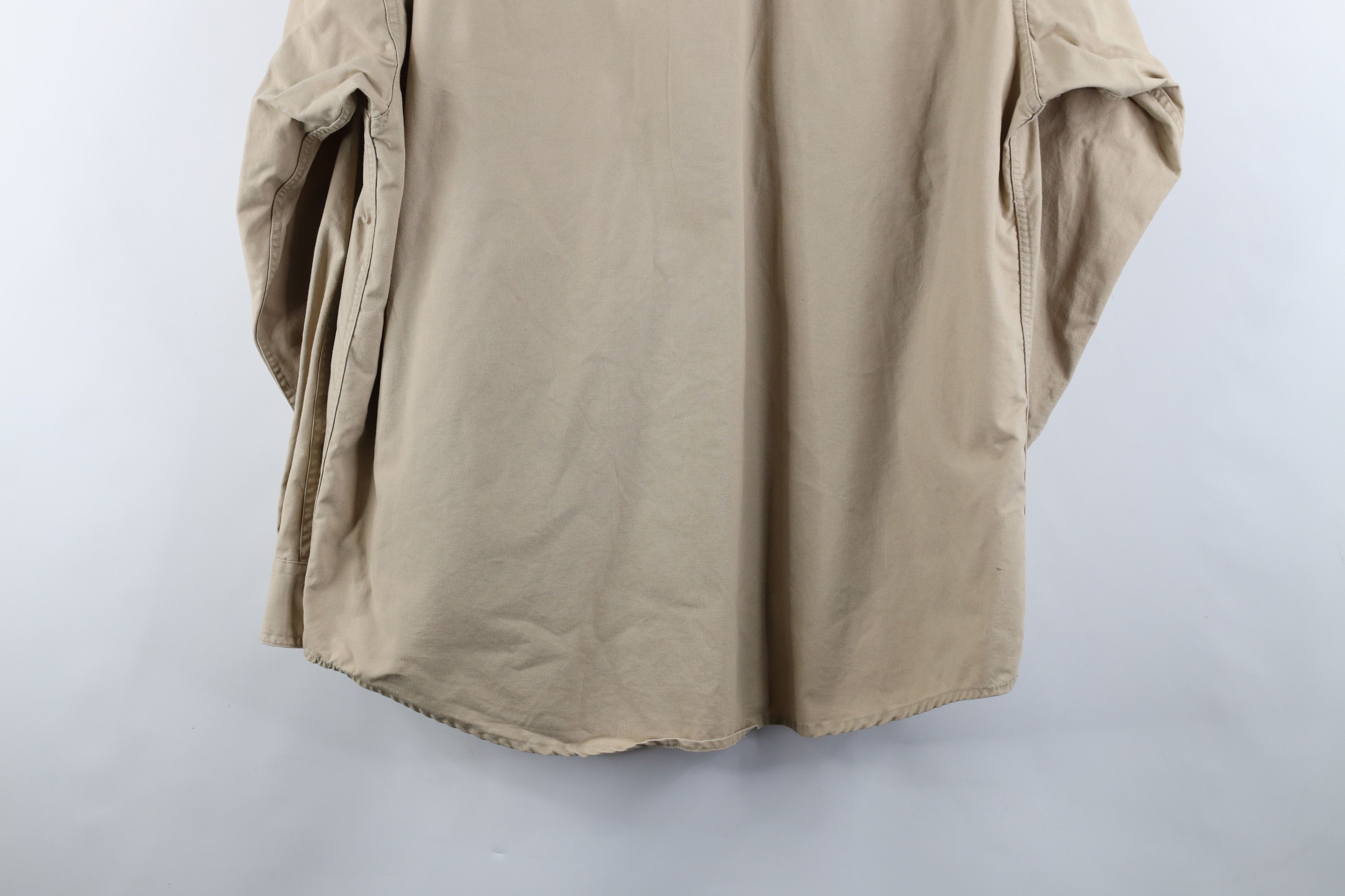 Vintage × Woolrich Woolen Mills Vintage 90s Woolrich Safari Bush Collared Button Shirt Size US L / EU 52-54 / 3 - 13 Thumbnail